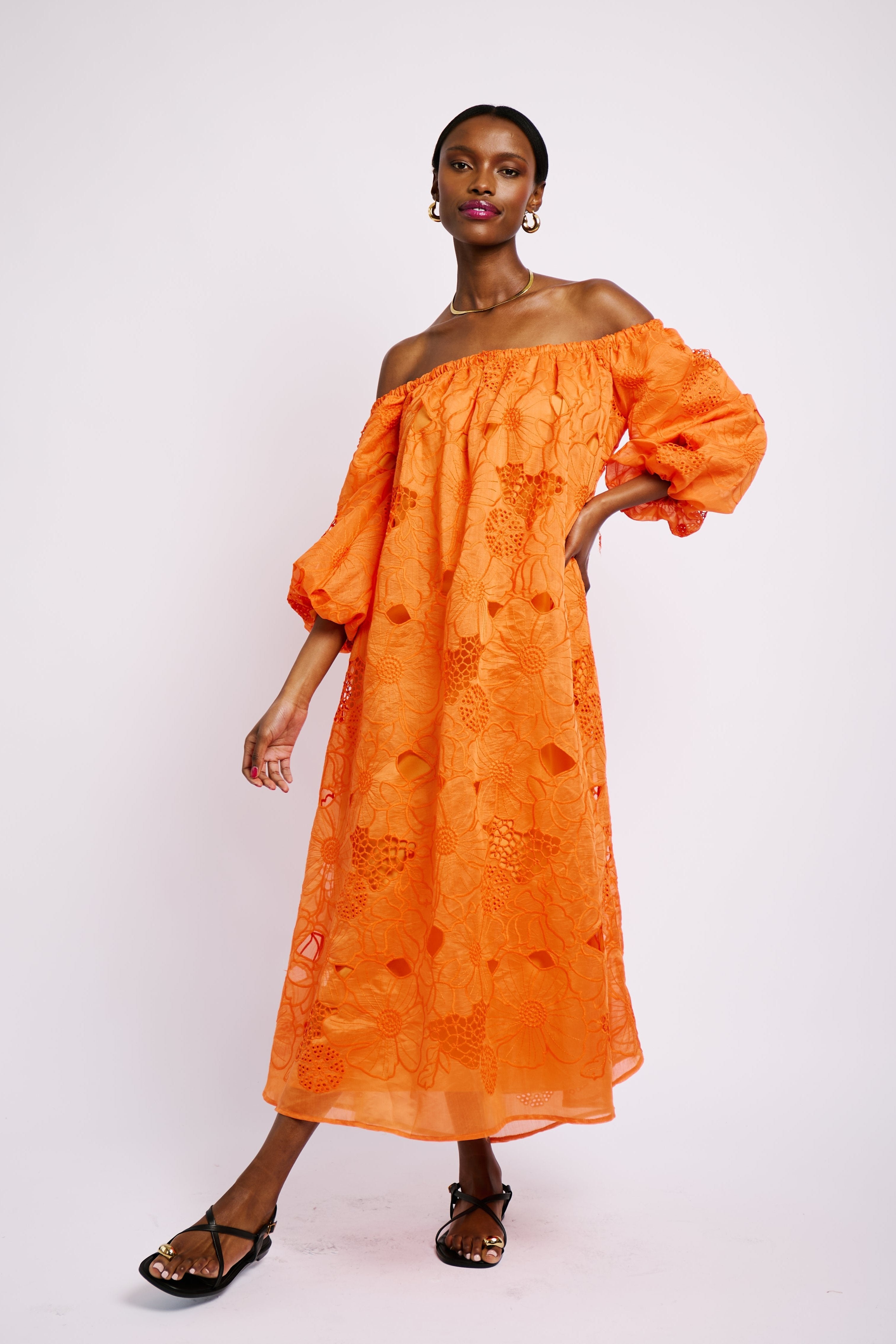 Sunshine Embroidery Dress