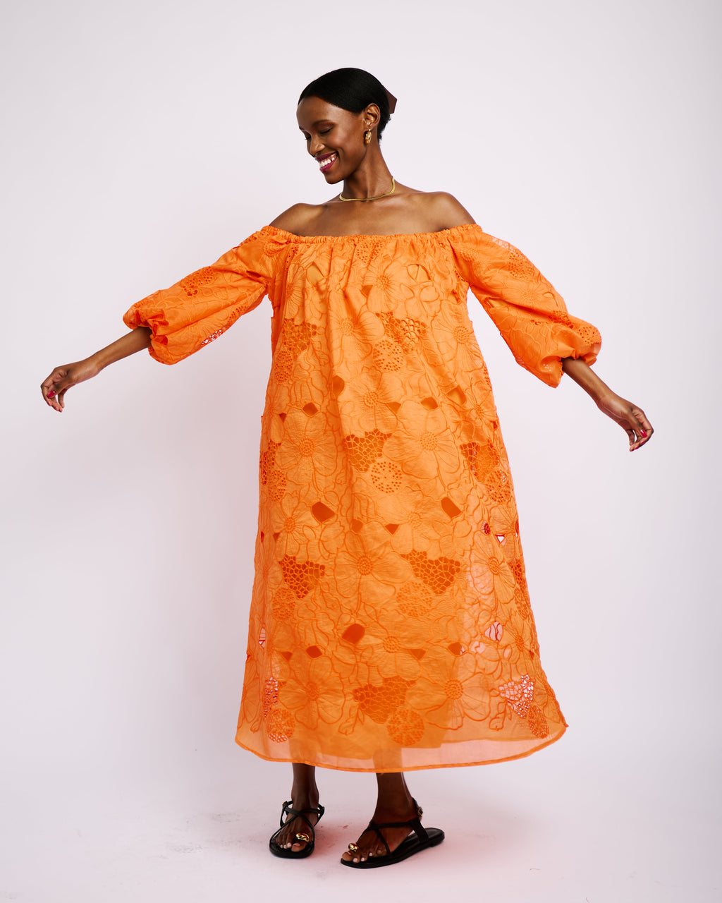 Sunshine Embroidery Dress