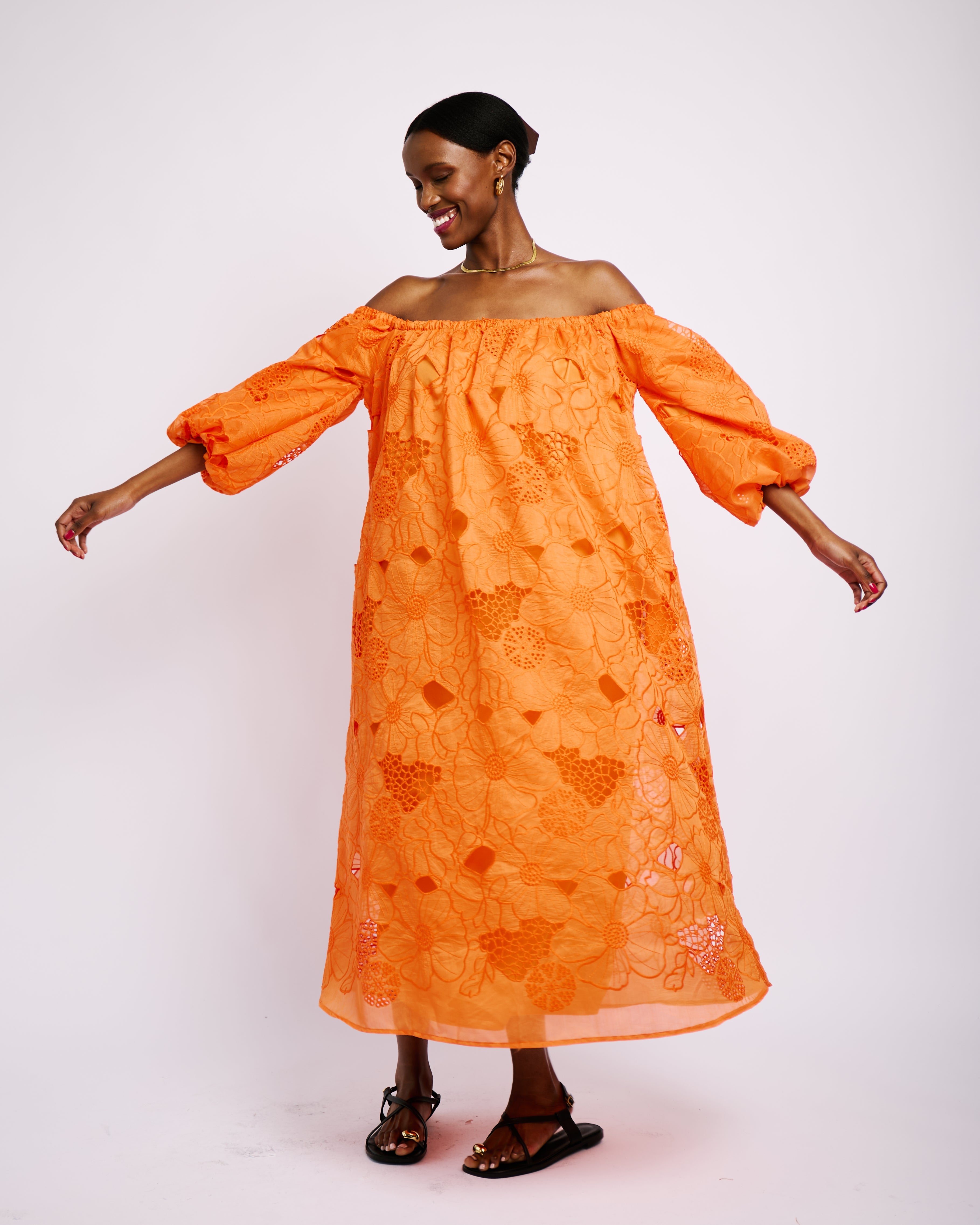 Sunshine Embroidery Dress