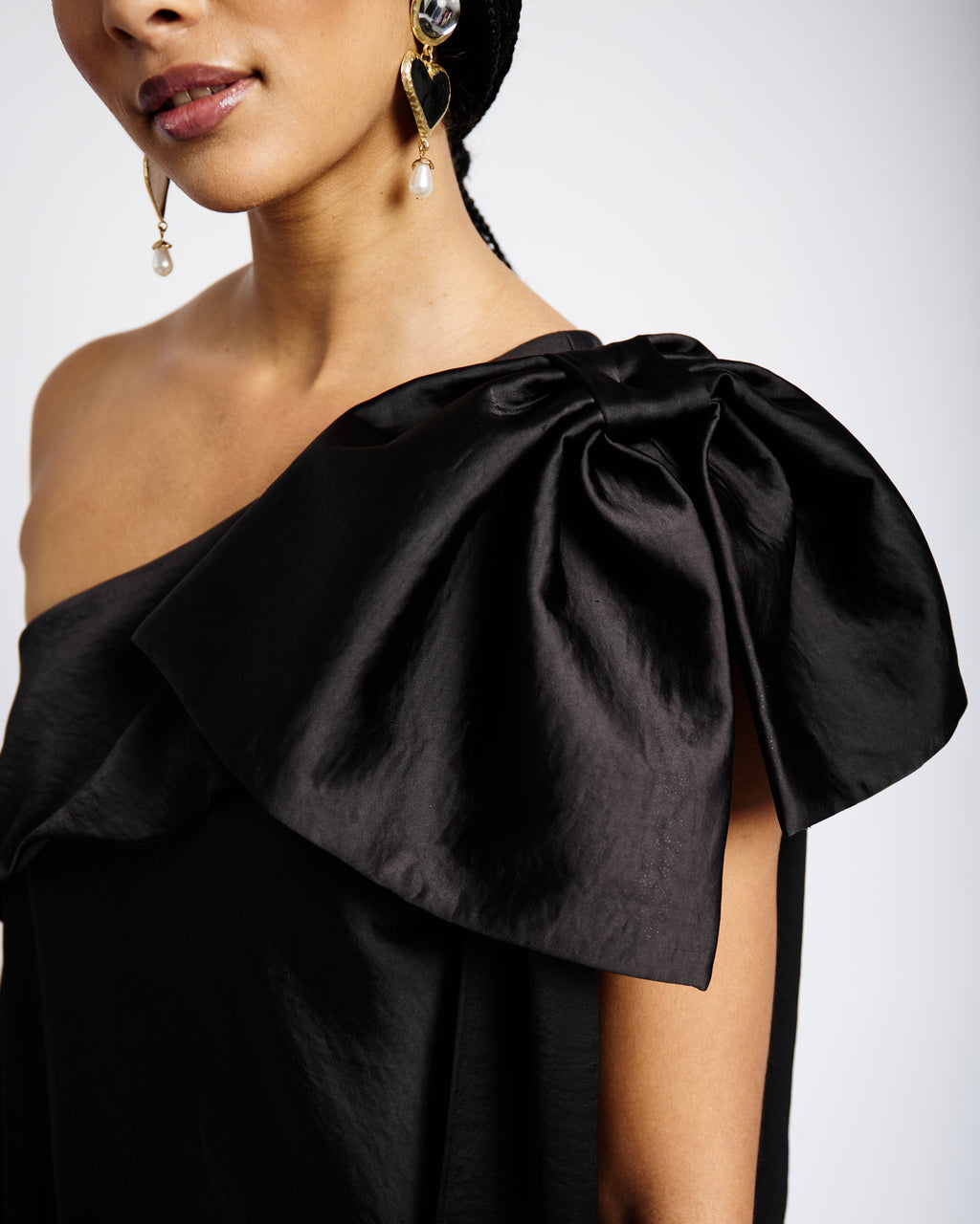 Satin Statement Maxi Dress