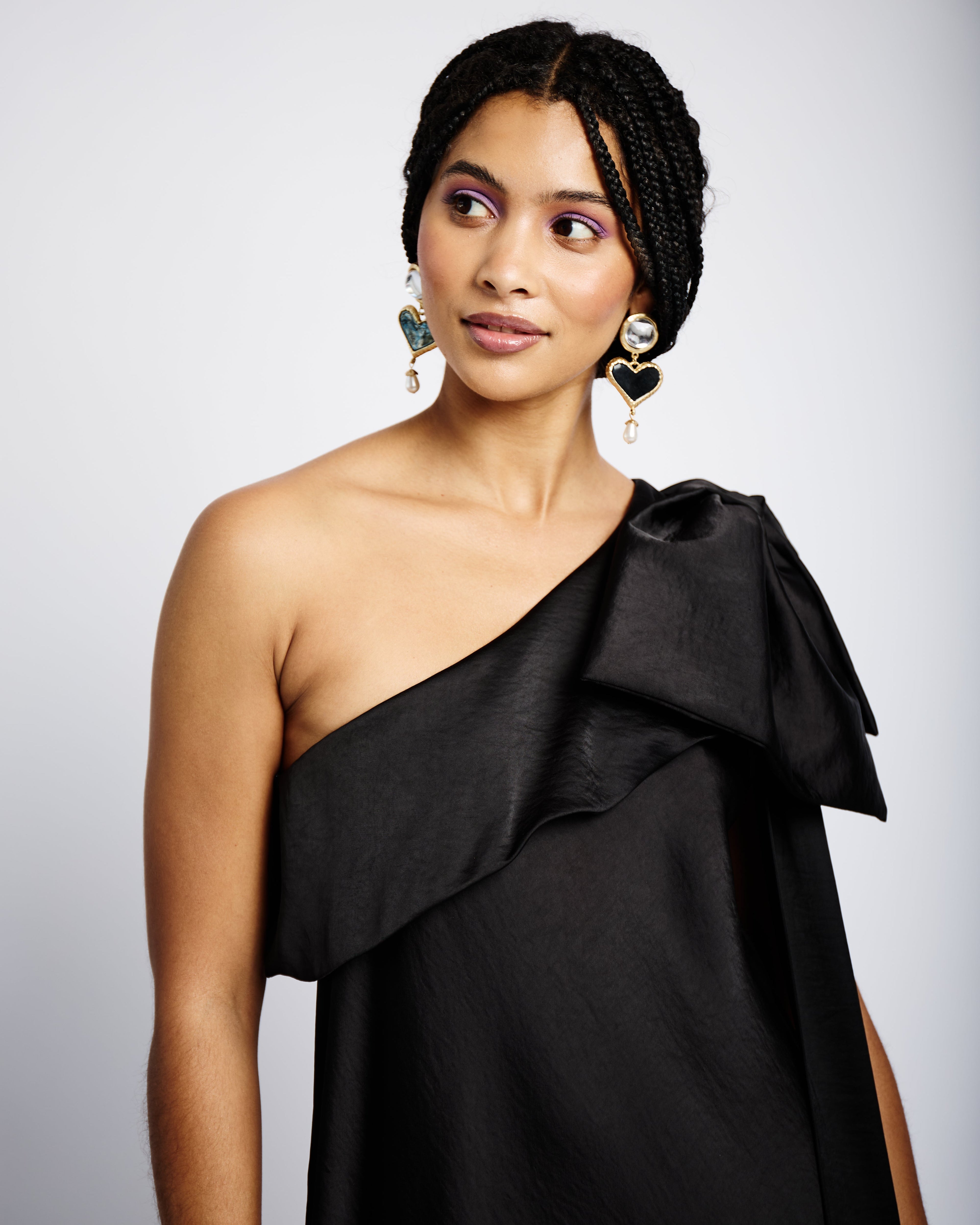 Satin Statement Maxi Dress