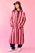 Pink Quilted Rebel Stripe