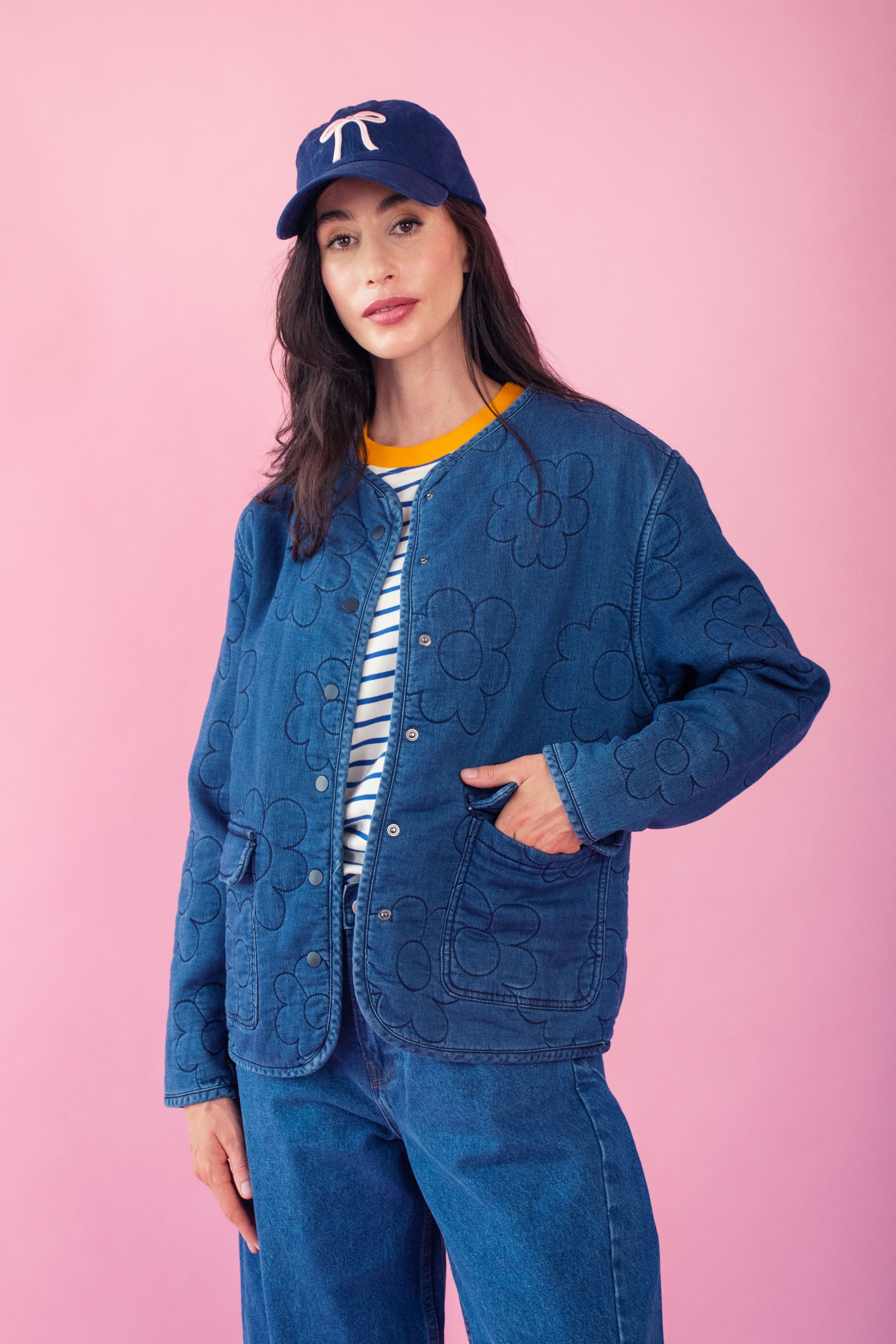 Cloud Stitch Knit Collarless