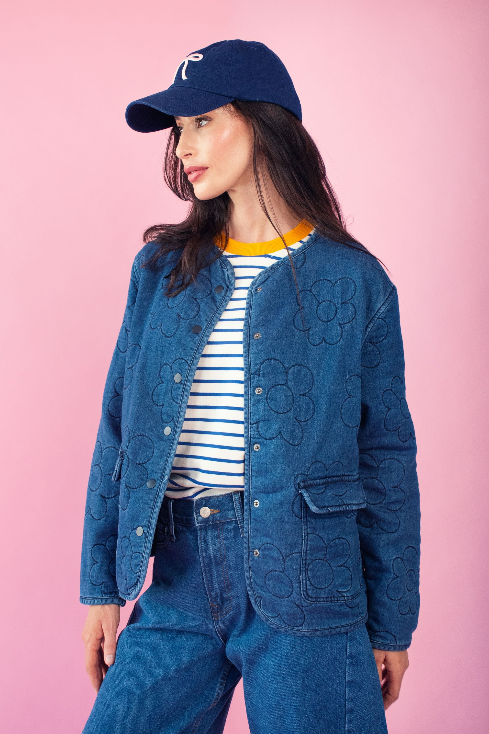 Cloud Stitch Knit Collarless