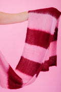 Fuzzy Candy Cane Scarf