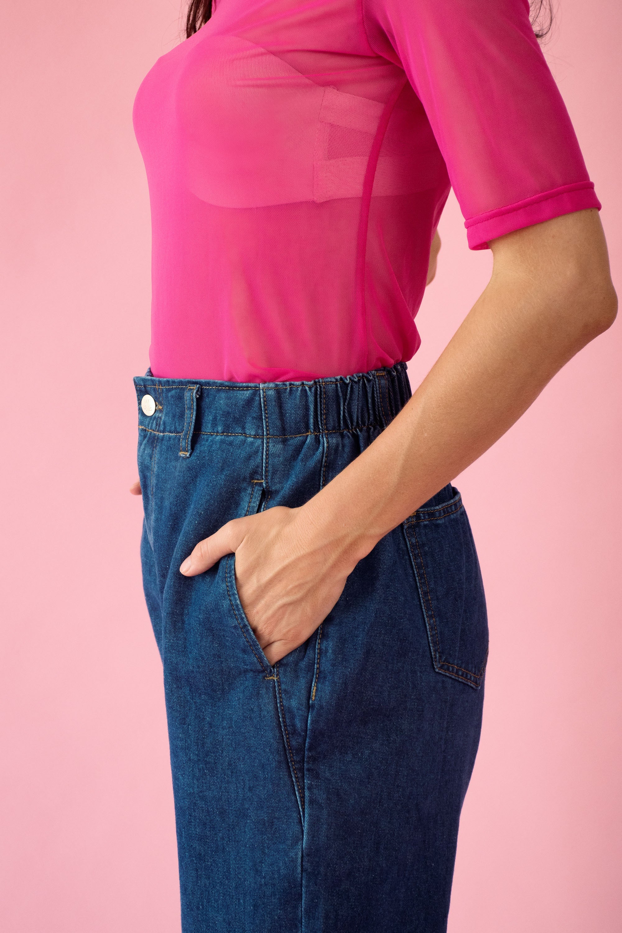 Playful Neckline Everyday Tee