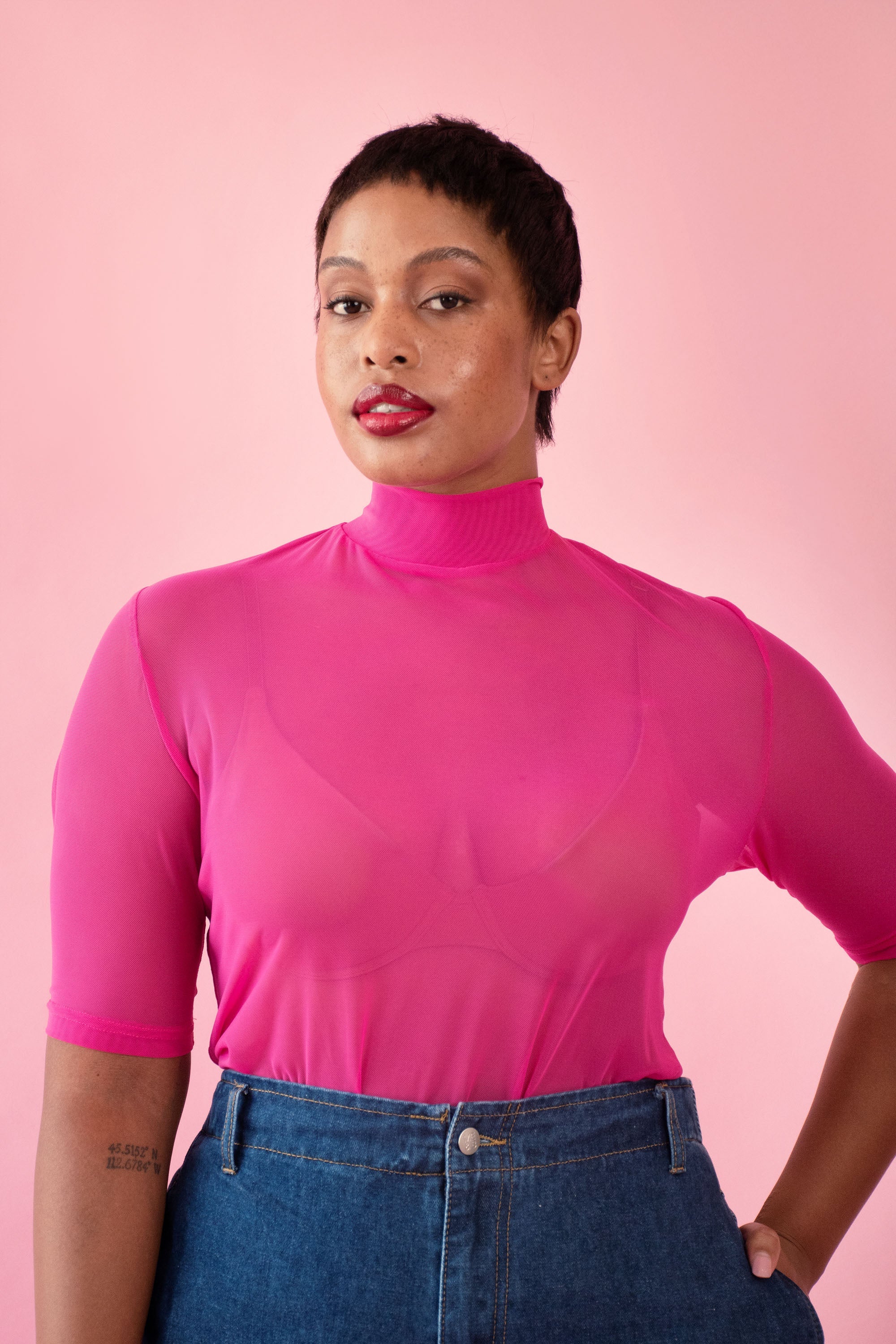 Playful Neckline Everyday Tee