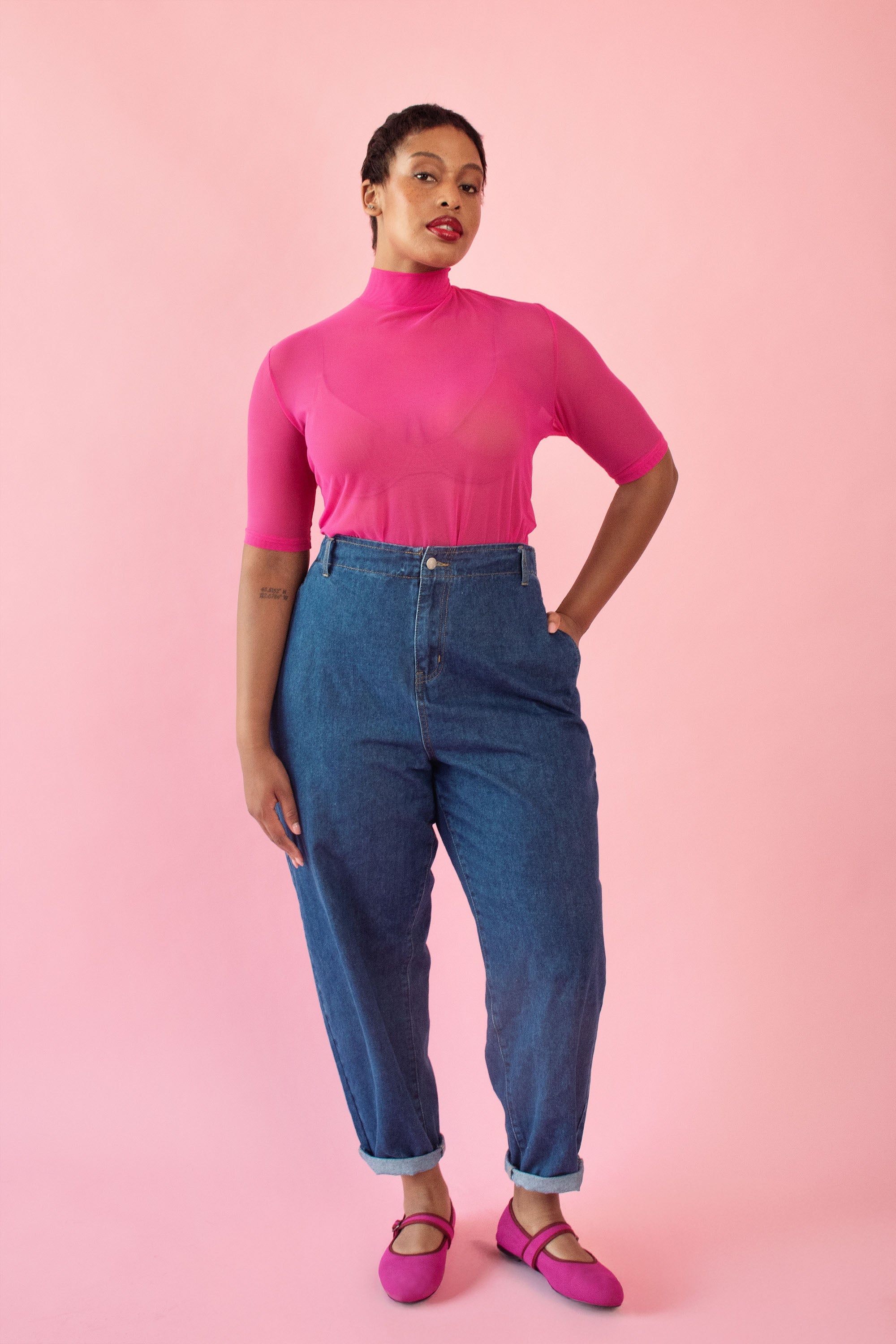 Playful Neckline Everyday Tee