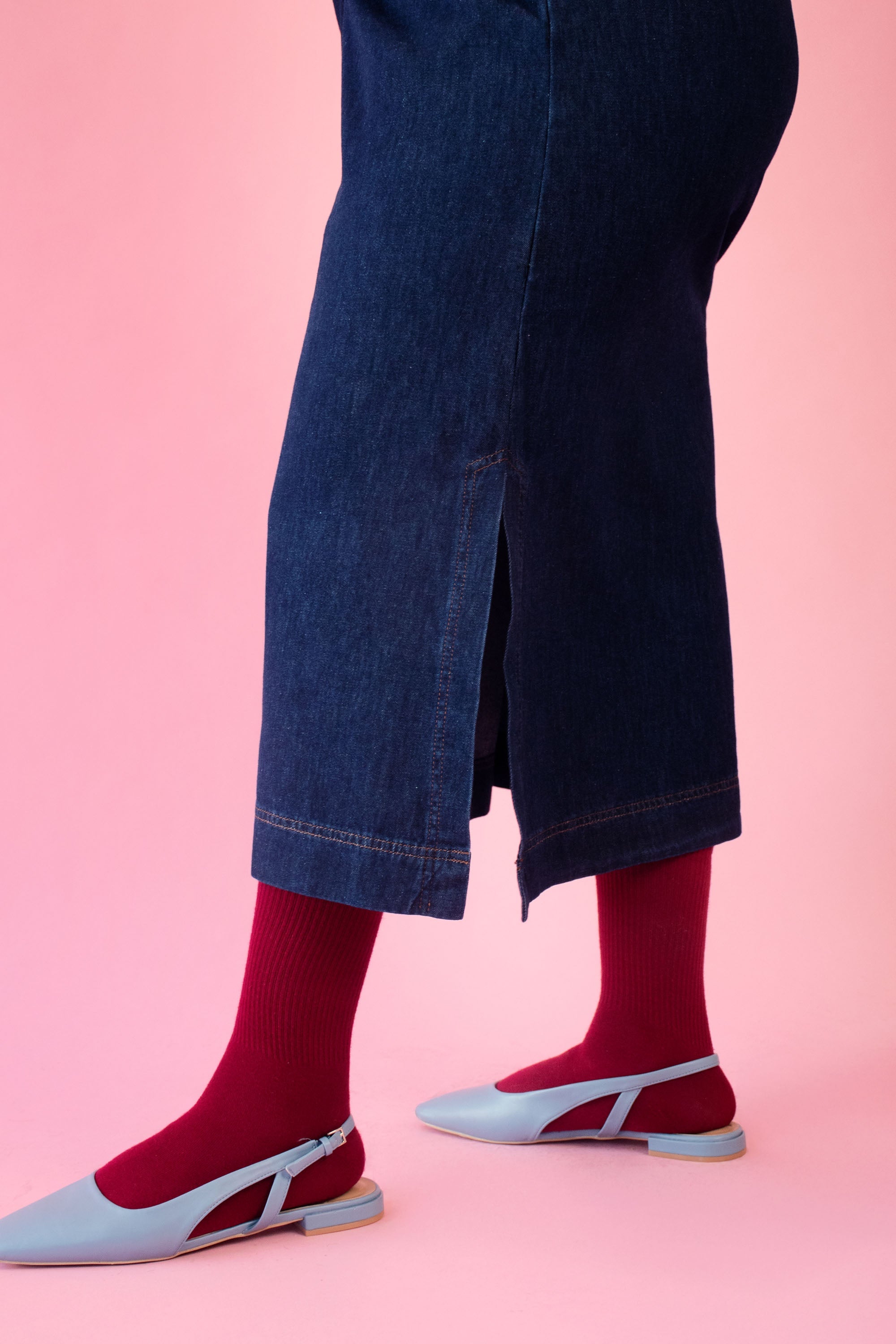 Timeless Dark Wash Tunic Dress