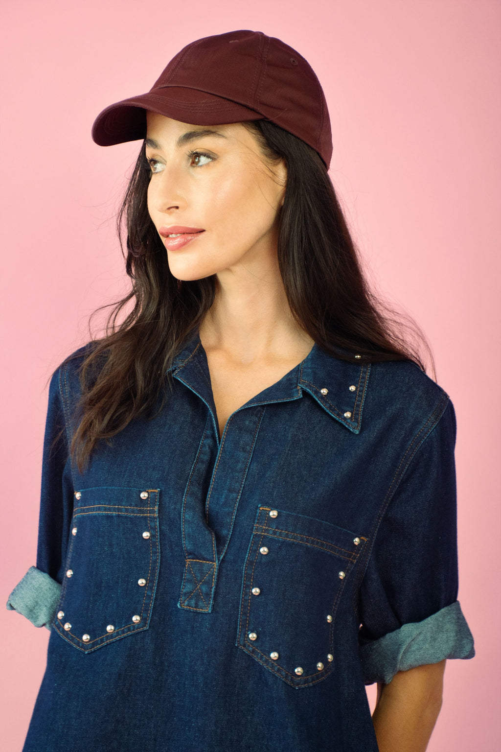 Timeless Dark Wash Tunic Dress