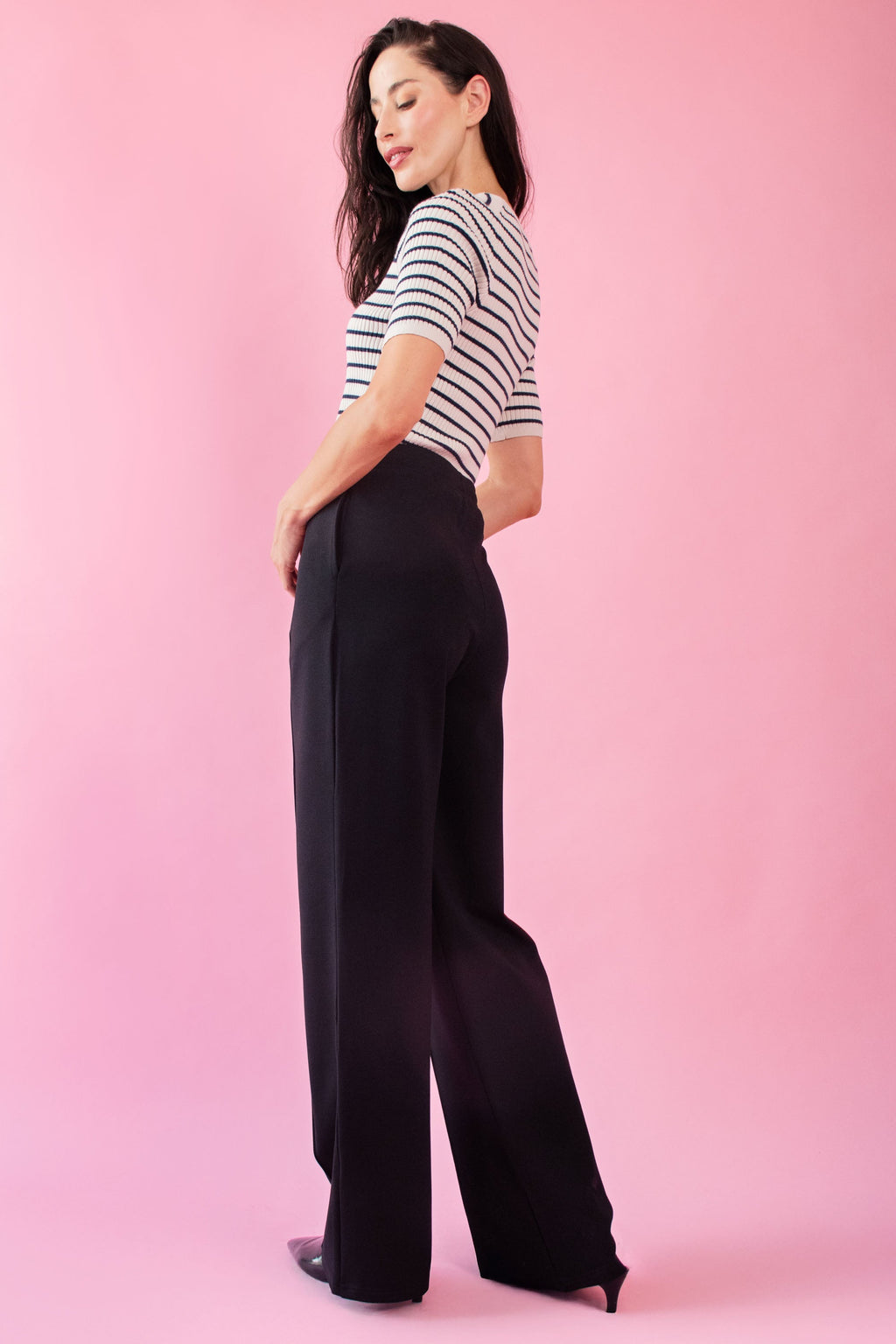 Fitted Rhythm Stripe Top