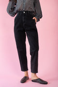 Signature Black Tapered Jeans