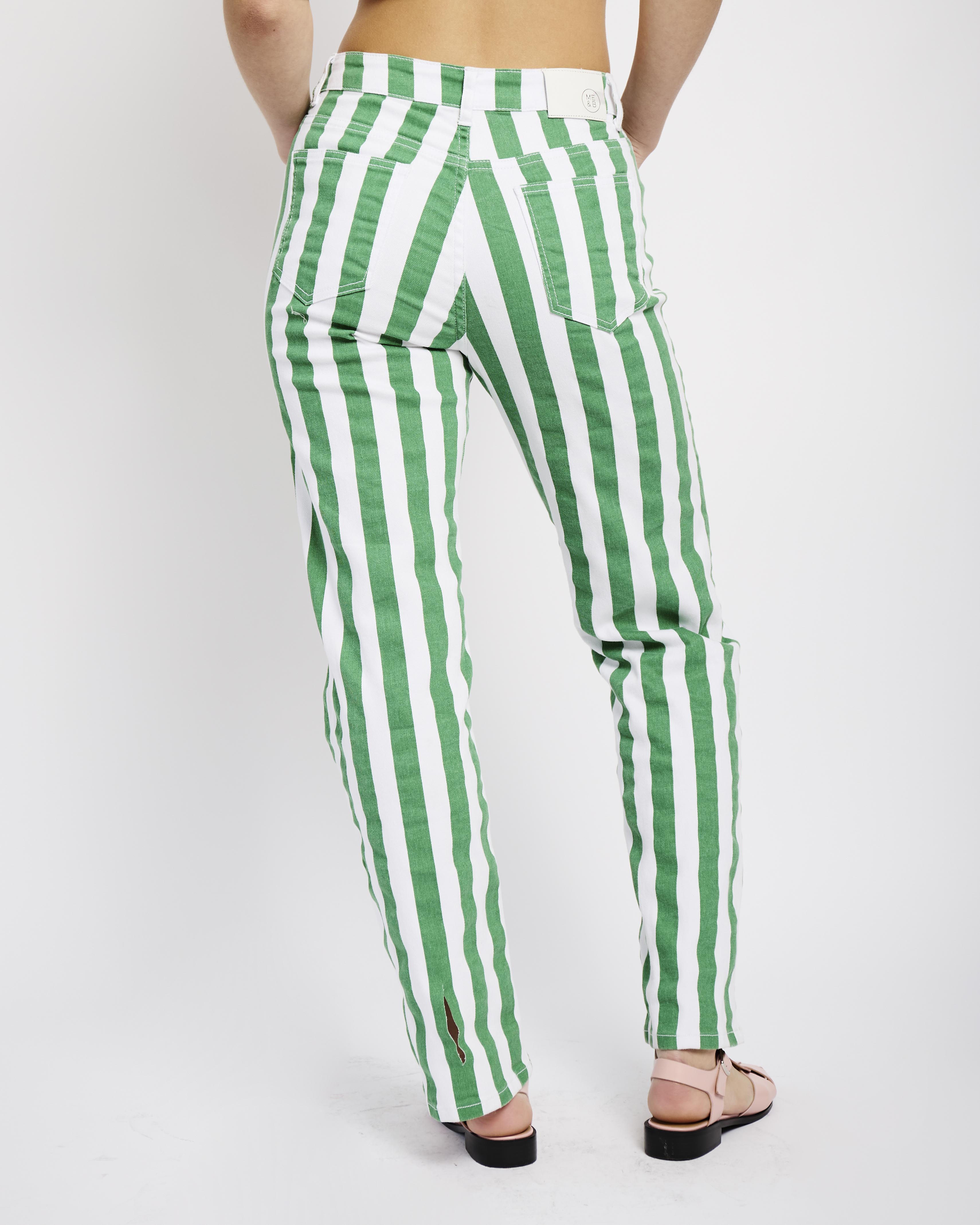 Mint Stripe Magic Jeans