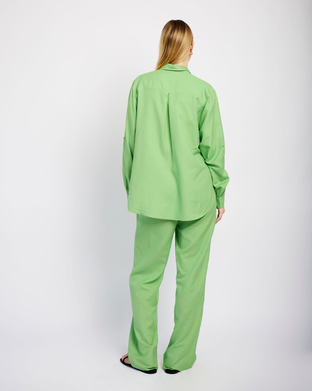 Forest Breeze Linen Pants