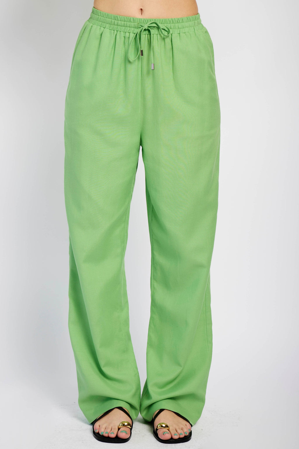 Forest Breeze Linen Pants