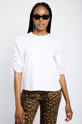 Summer Essential Textured White Tee