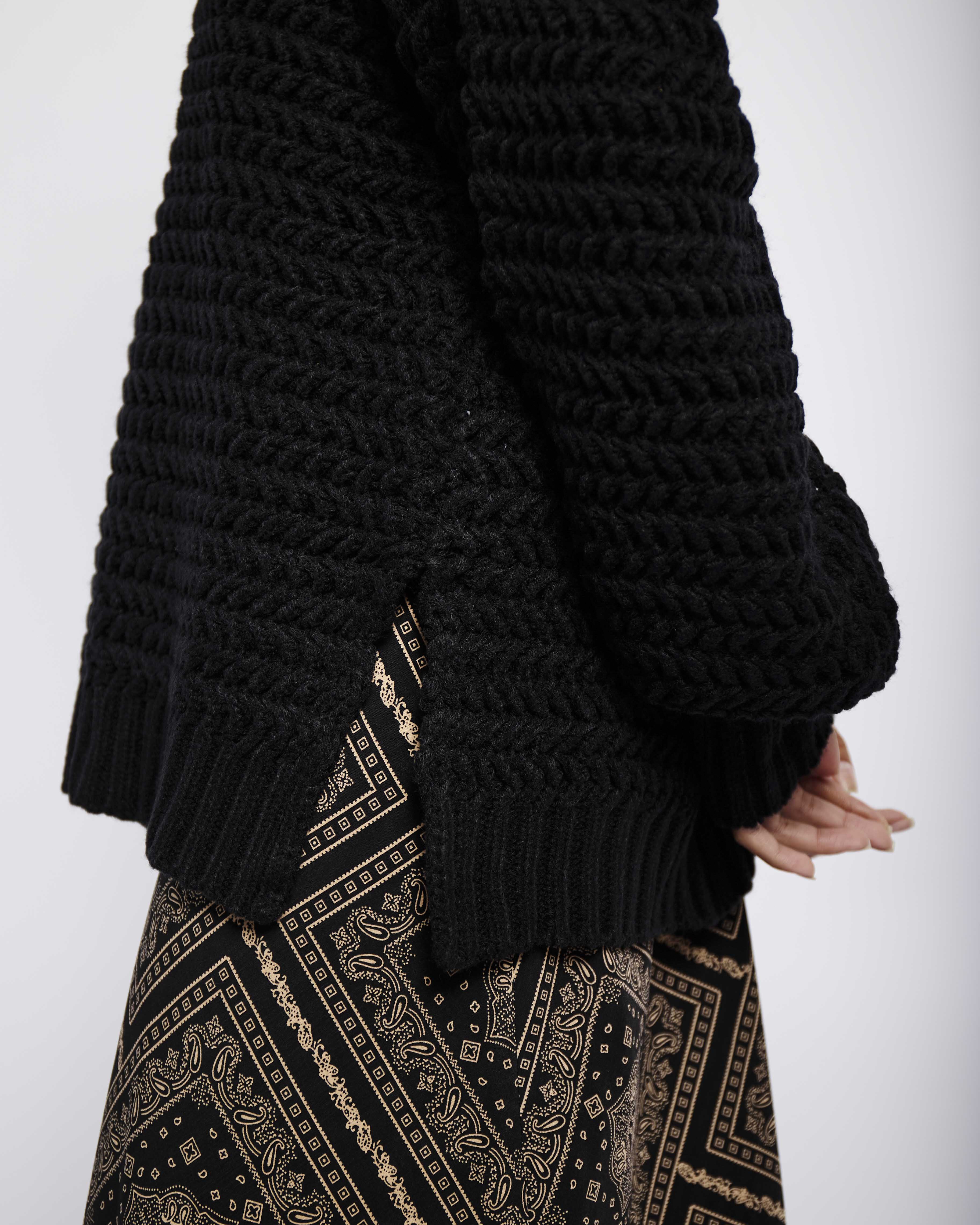 Midnight Cloud Knit Jumper