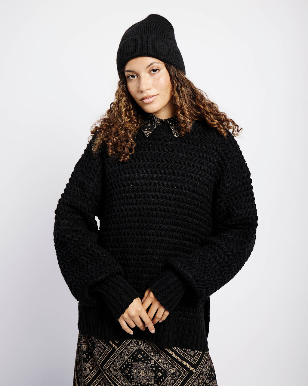 Midnight Cloud Knit Jumper