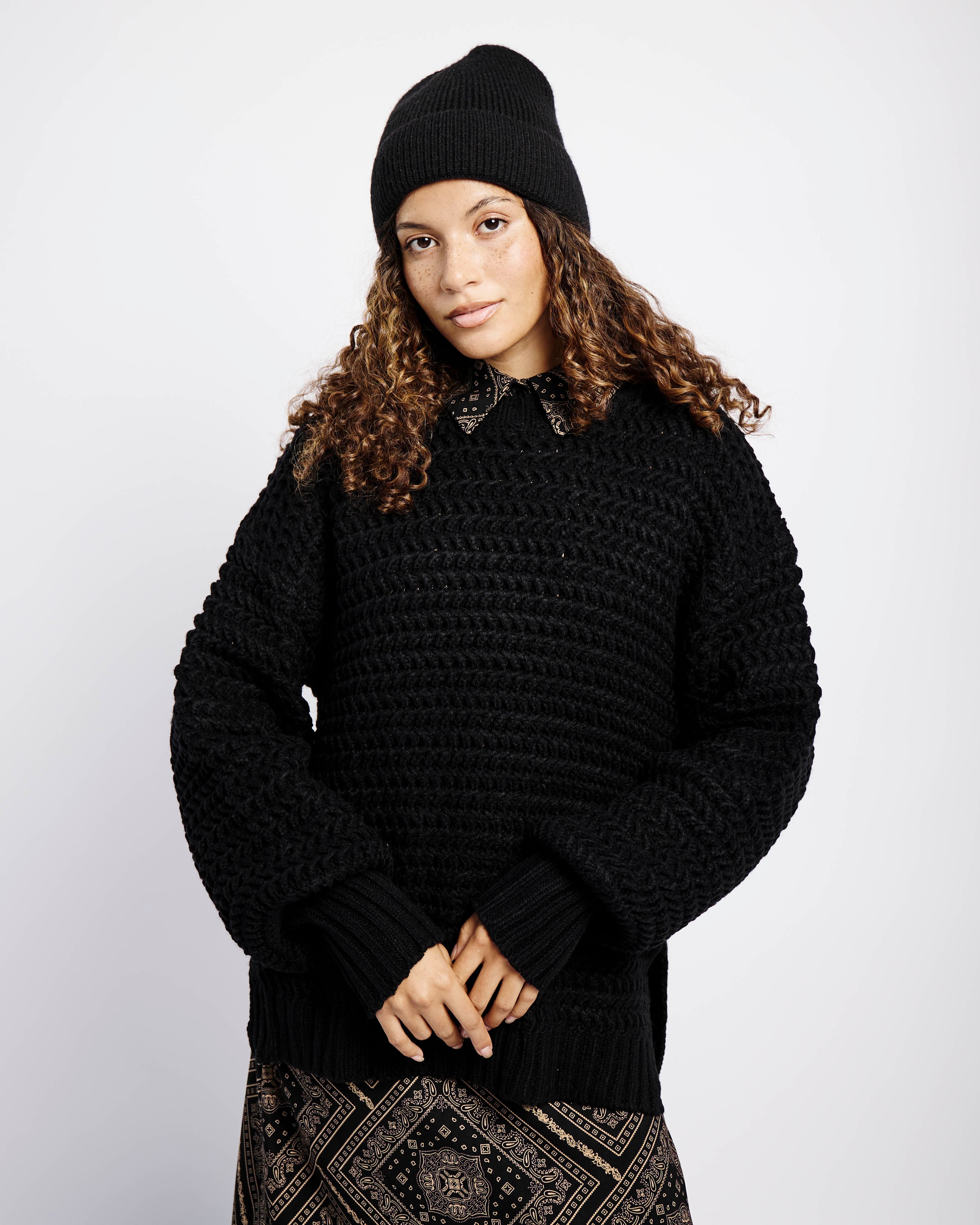 Midnight Cloud Knit Jumper