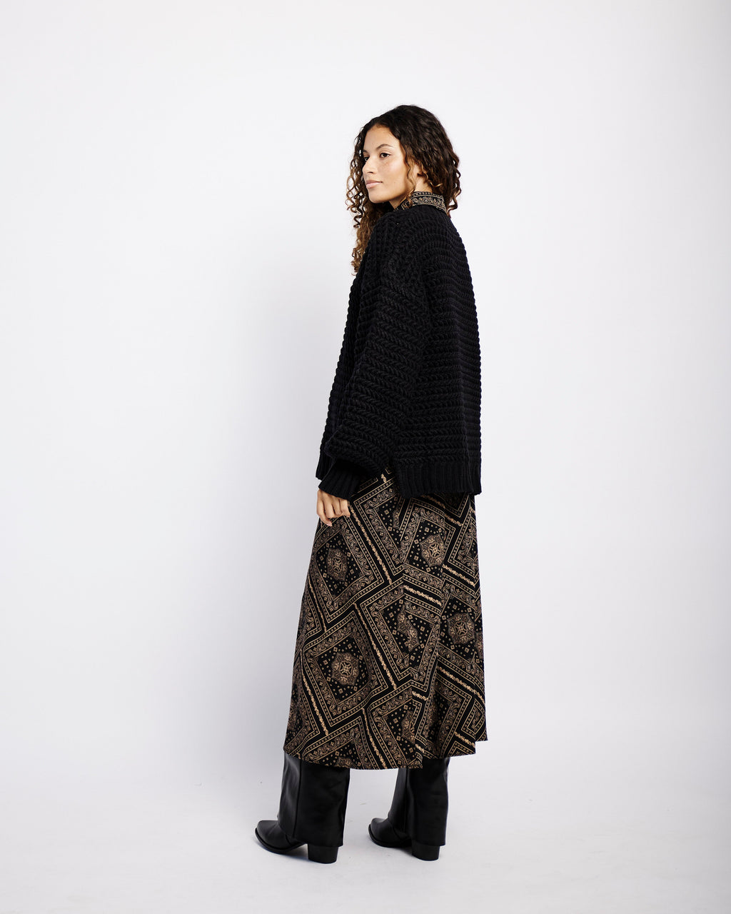 Midnight Cloud Knit Jumper