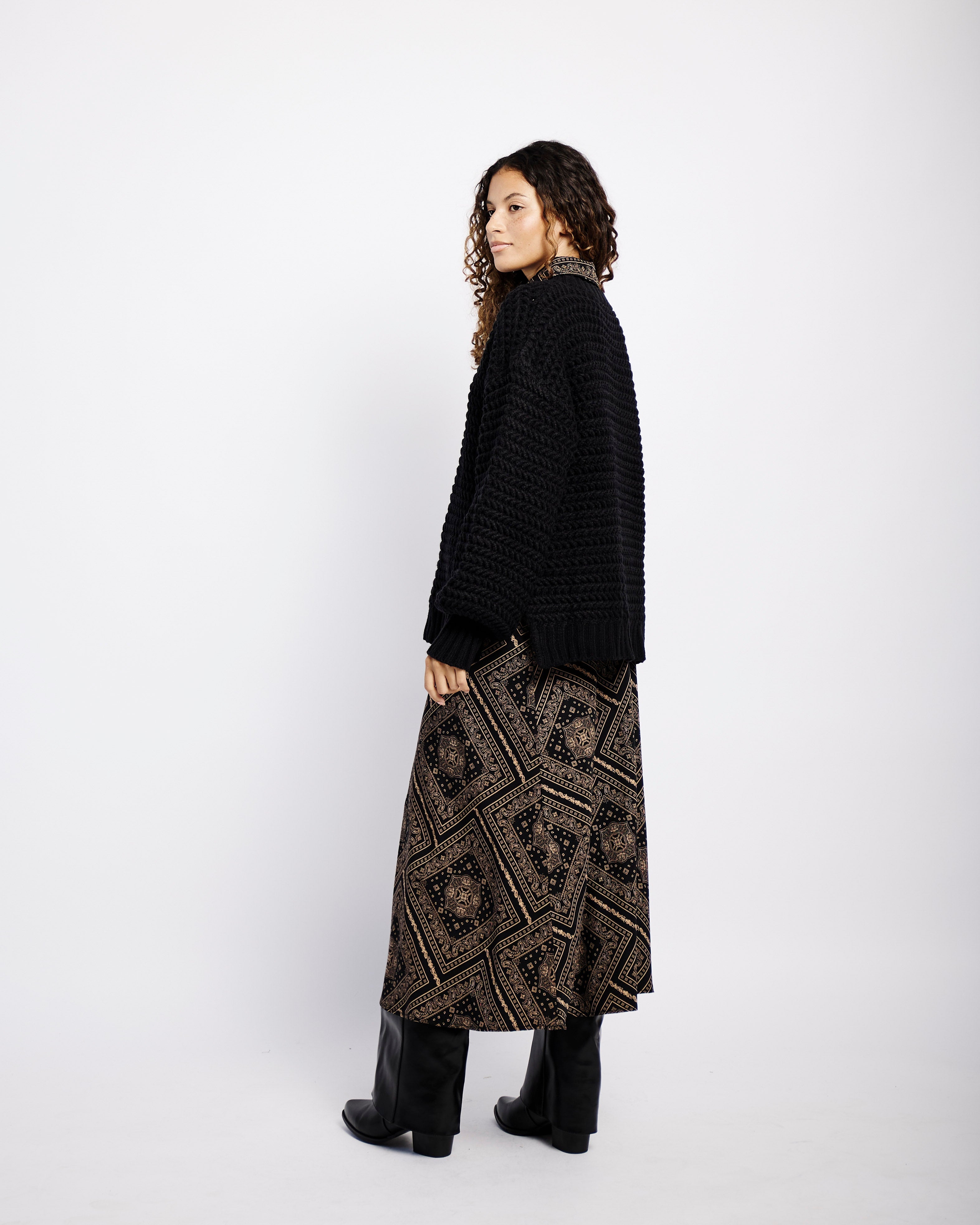 Midnight Cloud Knit Jumper