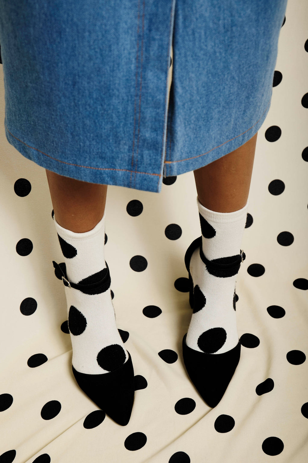 Monochrome Pop Socks