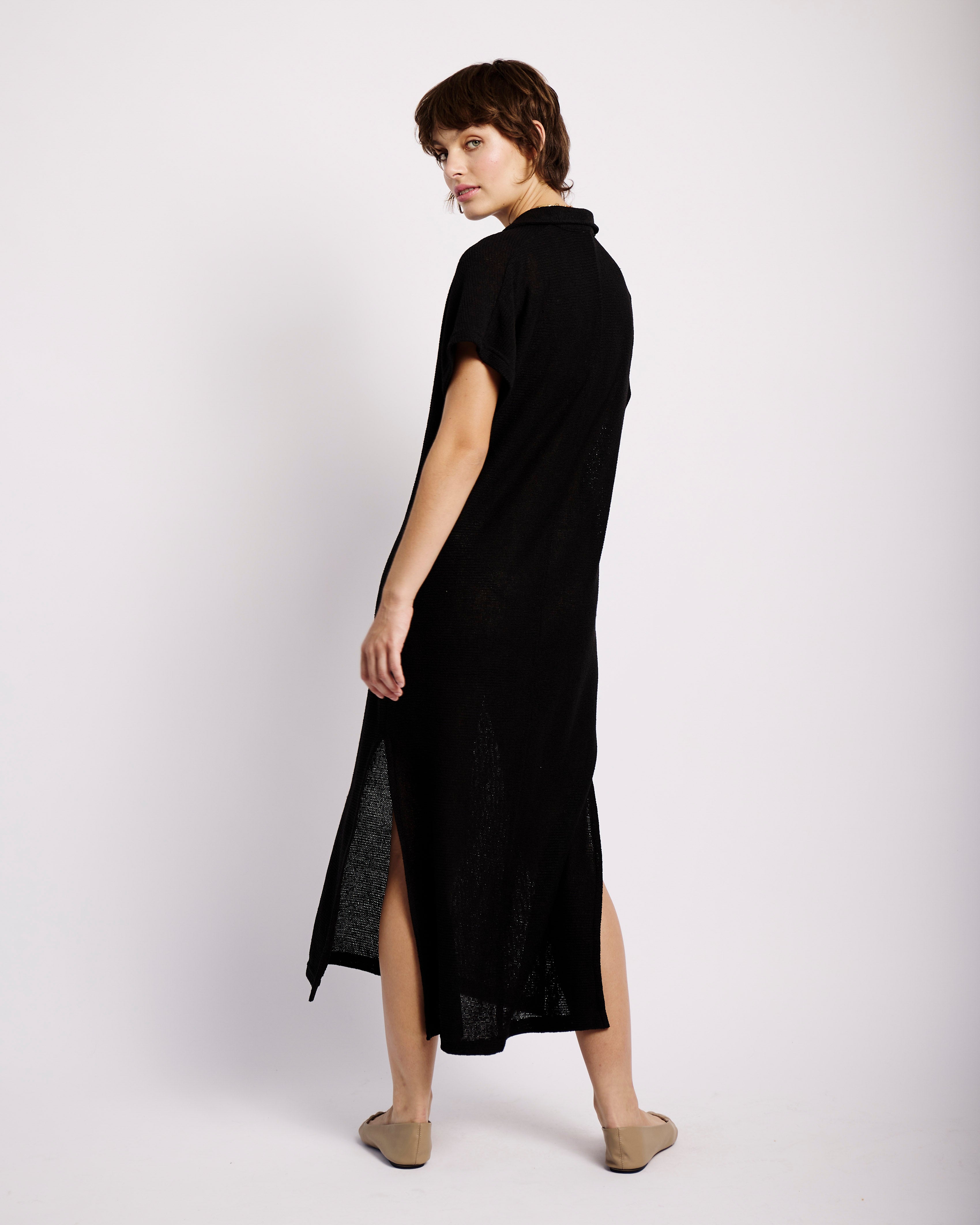 Effortless Edge Midi Dress