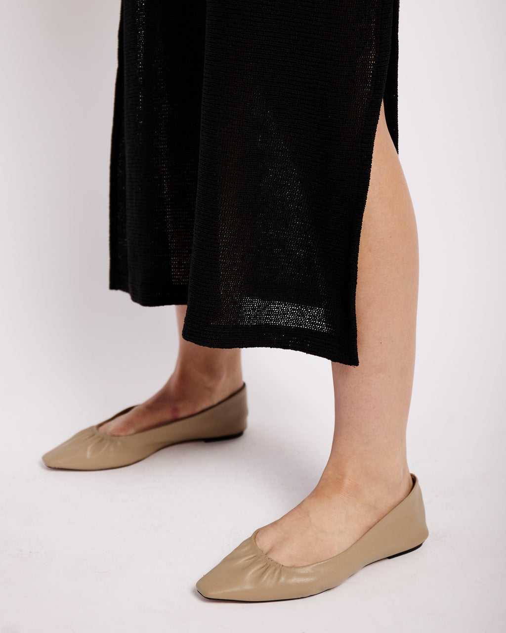 Effortless Edge Midi Dress