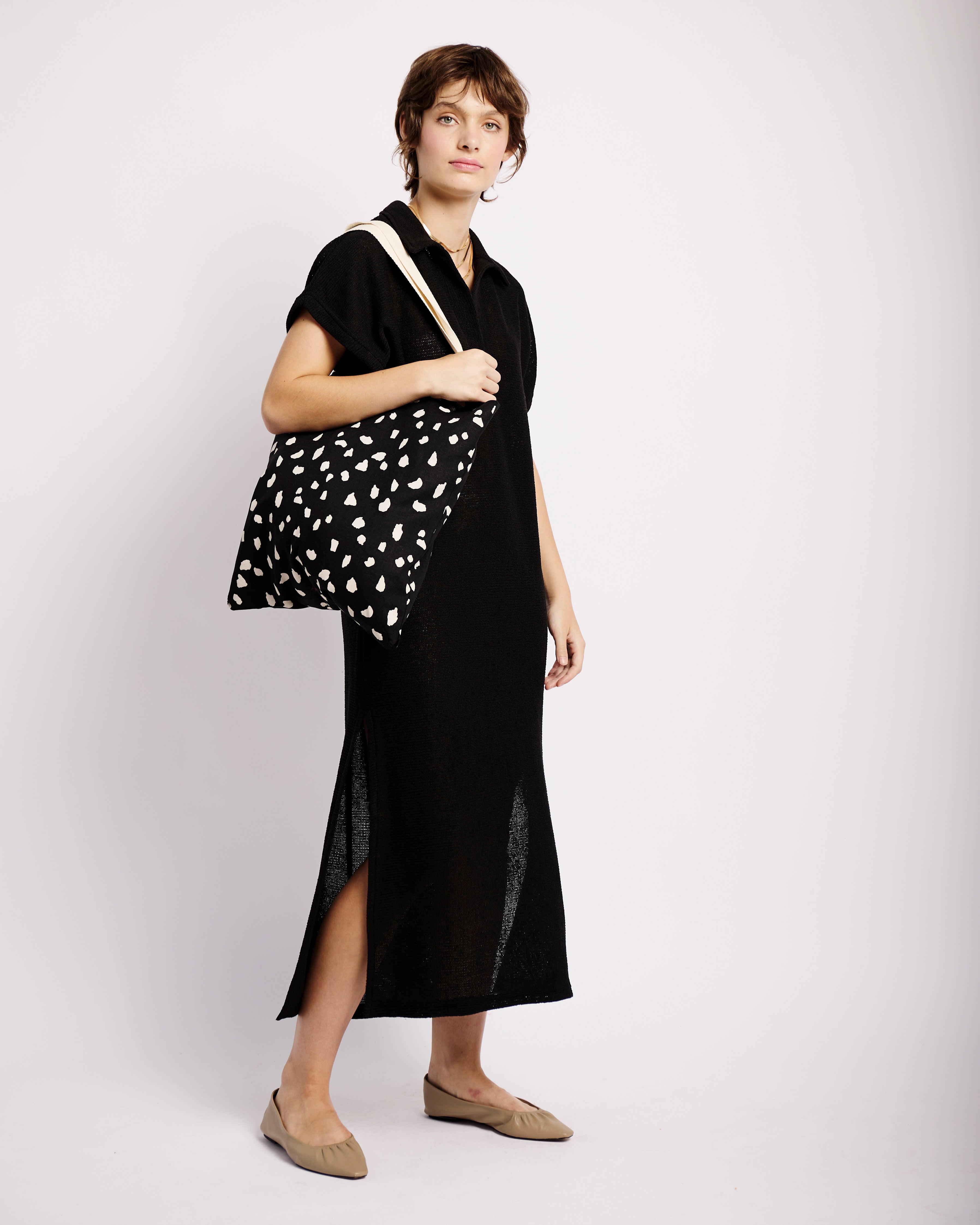 Effortless Edge Midi Dress