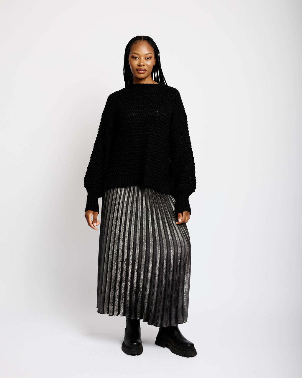Midnight Cloud Knit Jumper