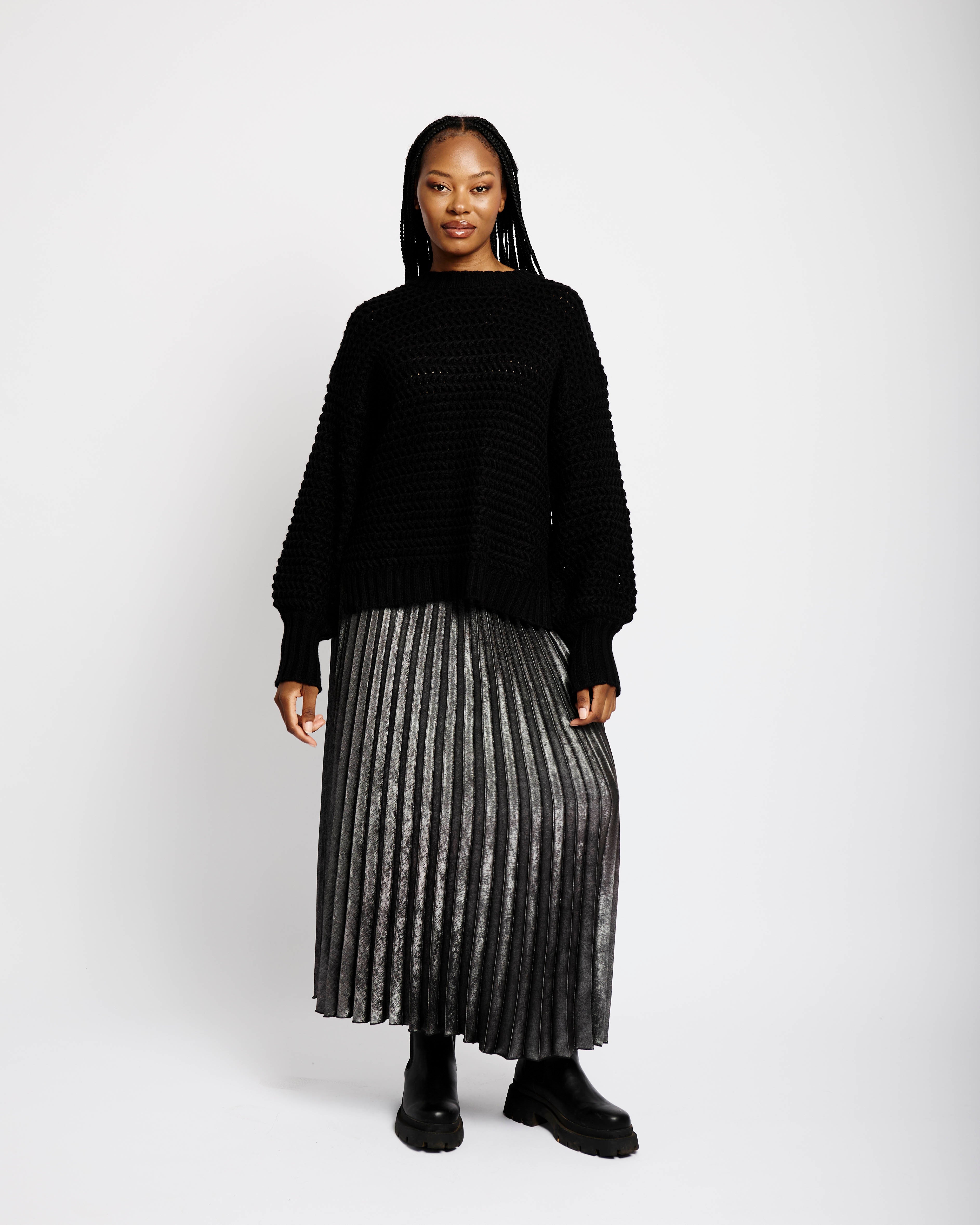 Midnight Cloud Knit Jumper