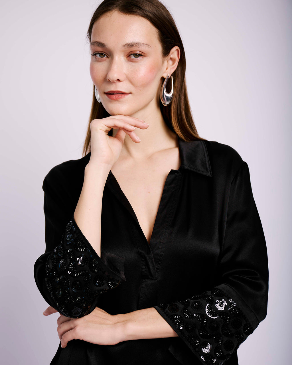 Sequin Glam Tunic Dress
