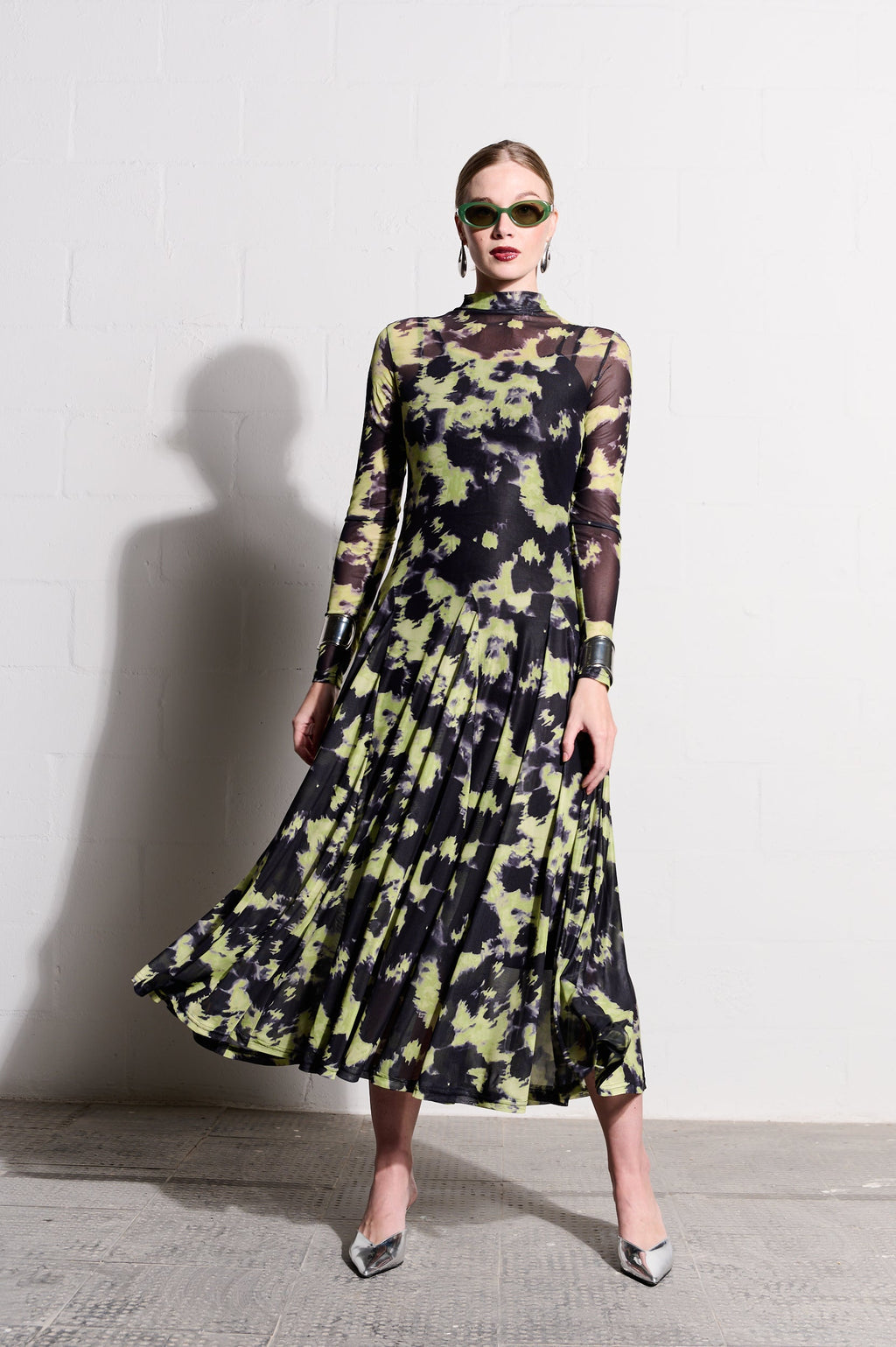 Lime Zest Mesh Dress