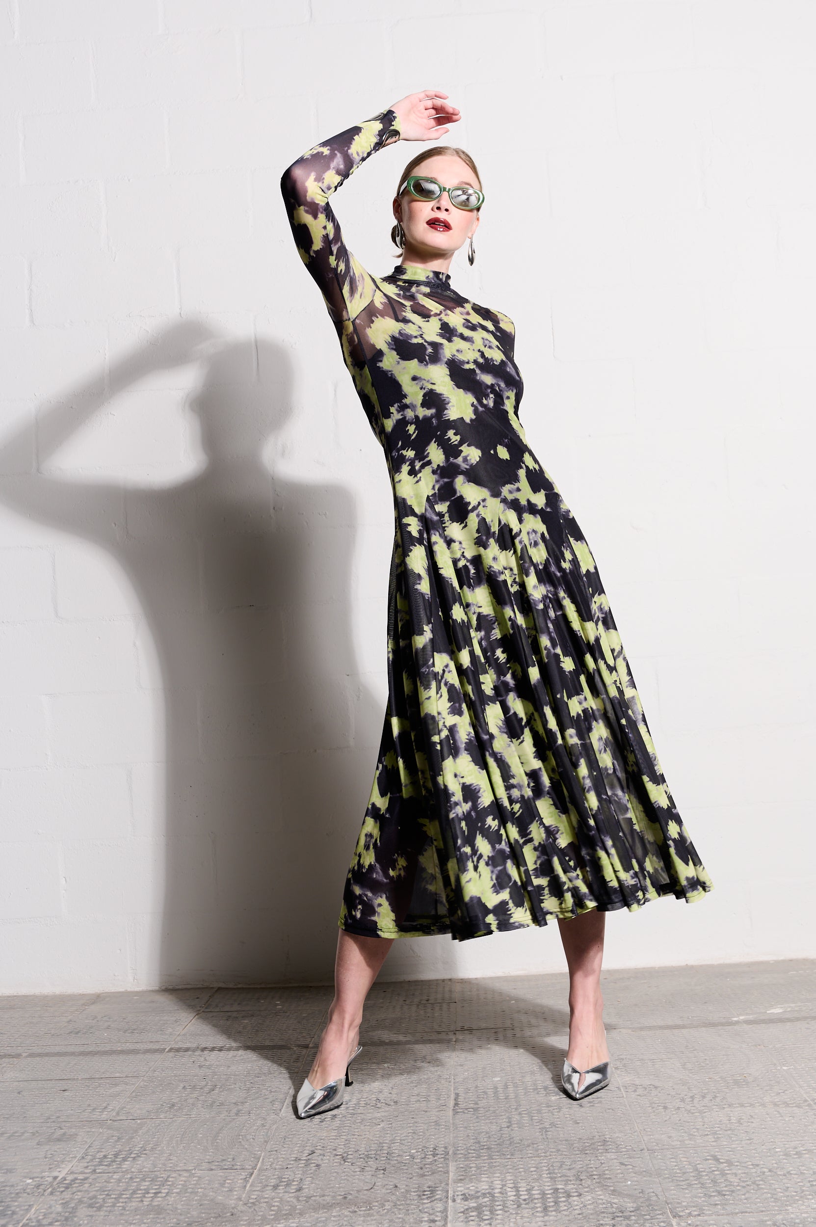 Lime Zest Mesh Dress