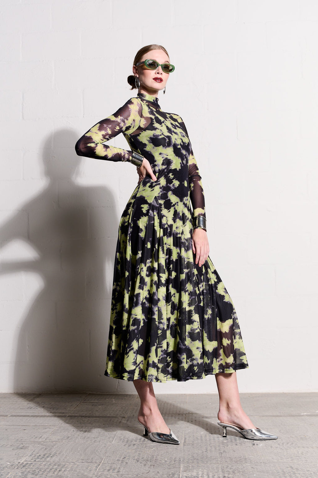 Lime Zest Mesh Dress