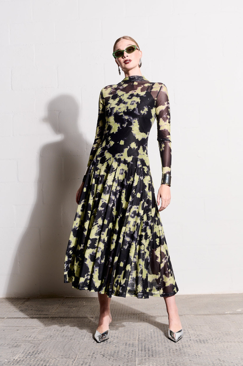 Lime Zest Mesh Dress