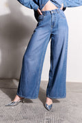 Lyocell Lush Wide-leg Jeans