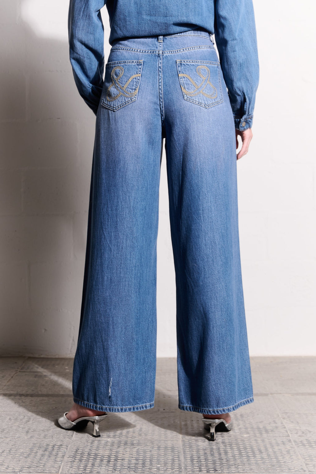 Lyocell Lush Wide-leg Jeans