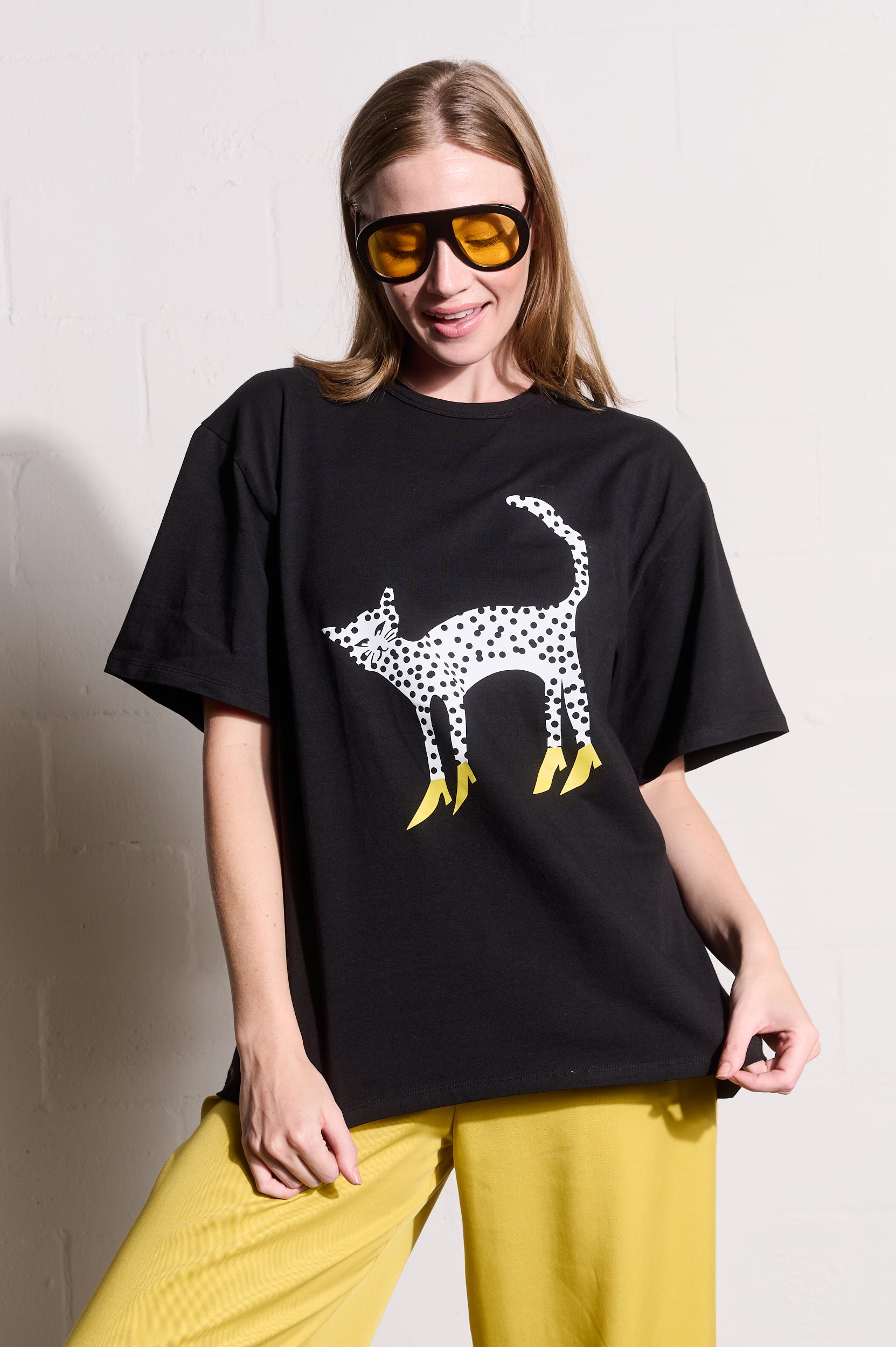 Stiletto Cheetah Graphic Tee