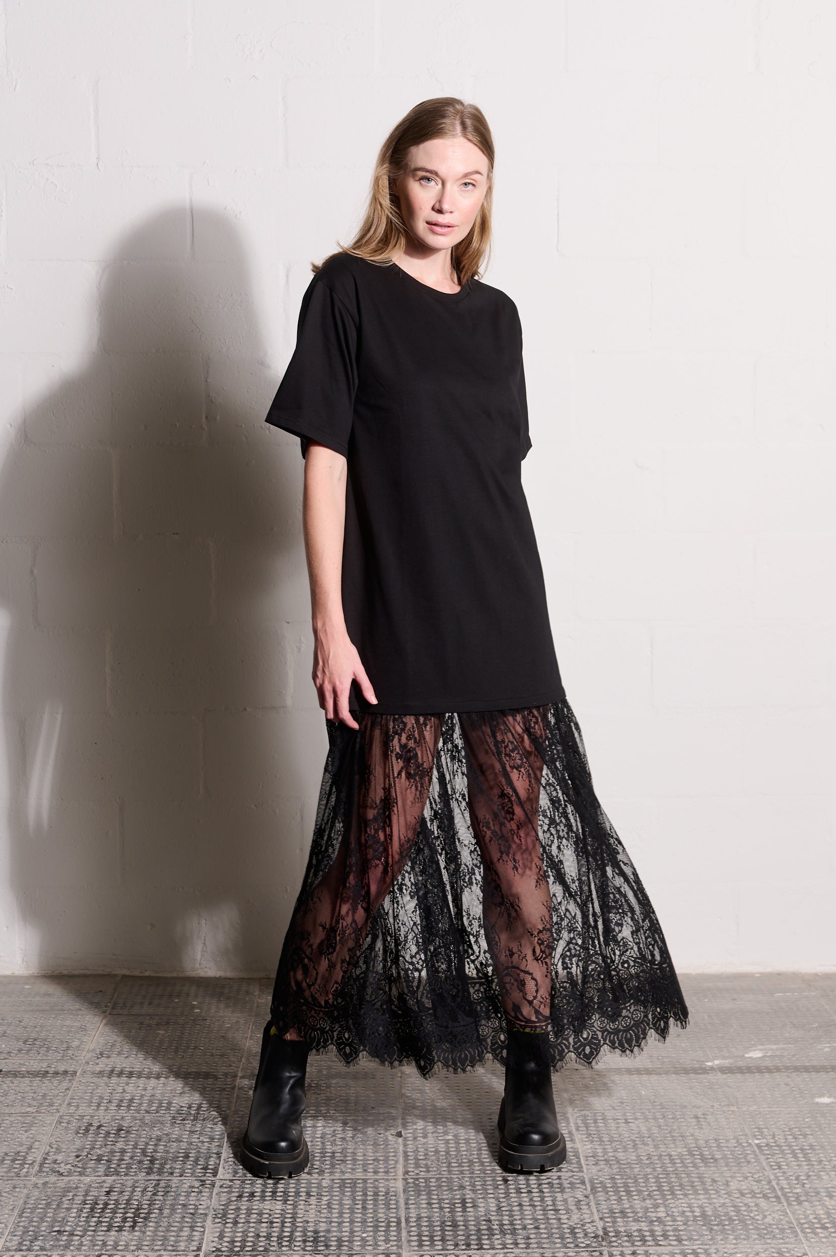 Effortless Edge Maxi Dress