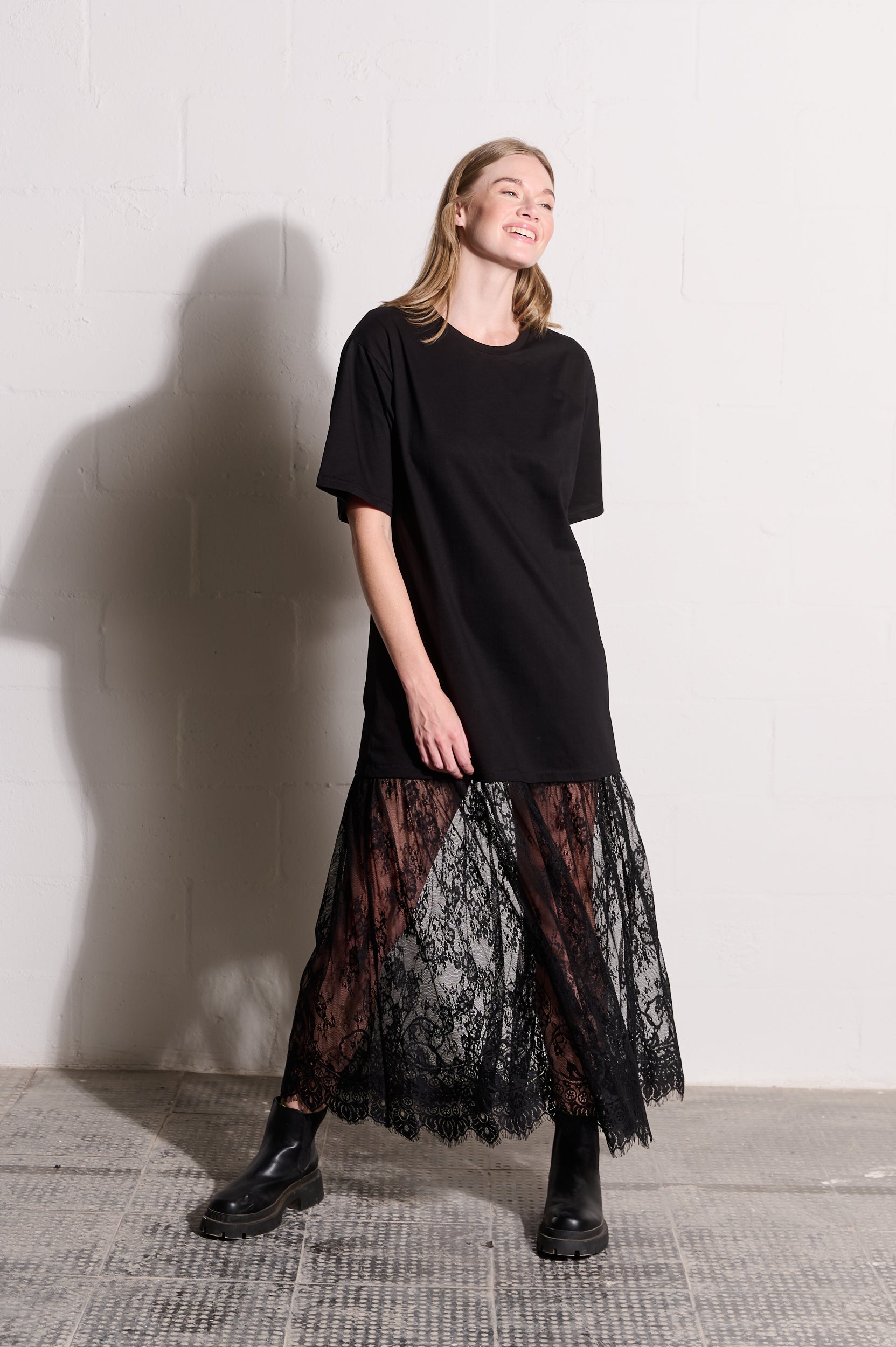 Effortless Edge Maxi Dress