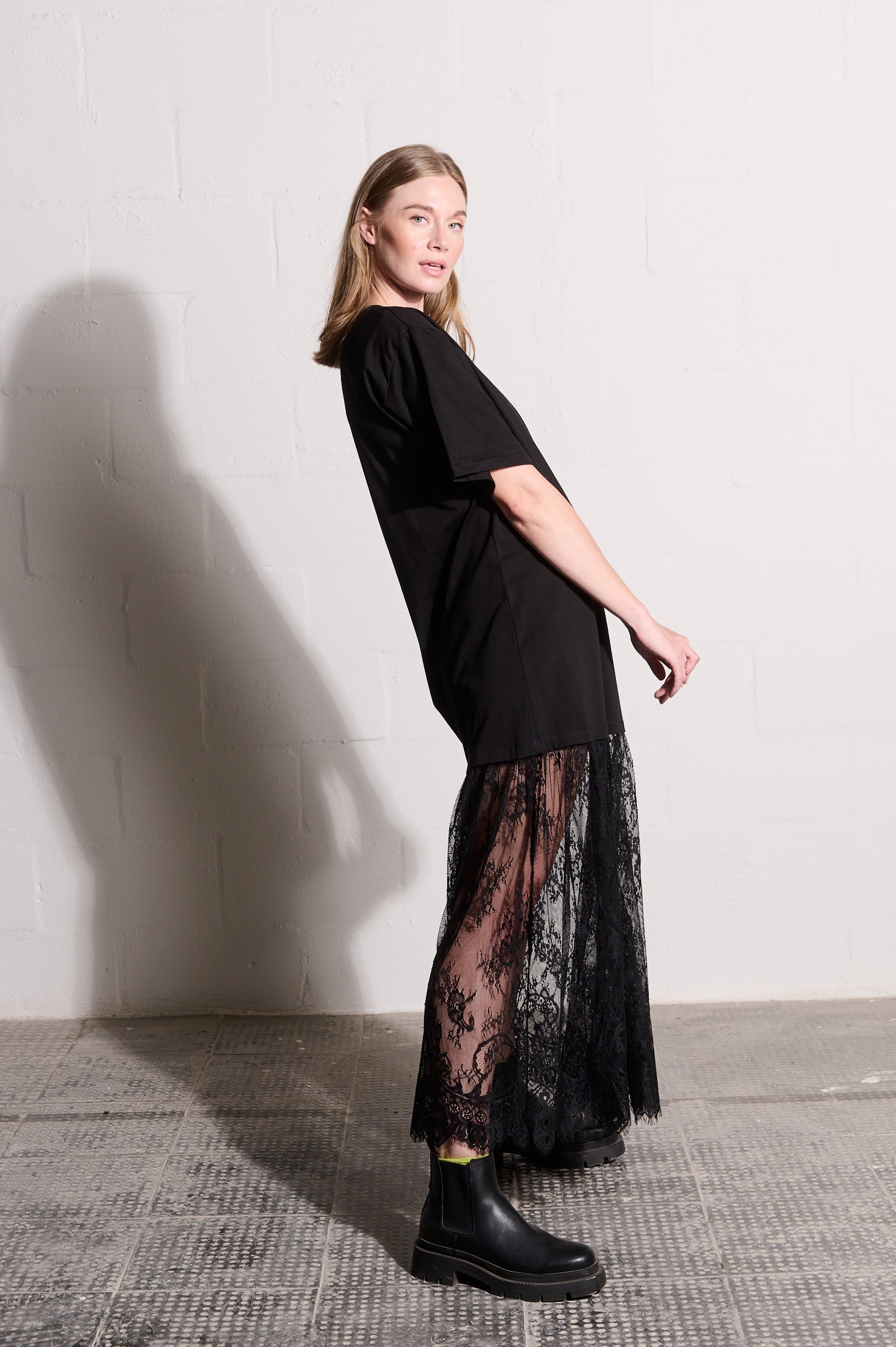 Effortless Edge Maxi Dress