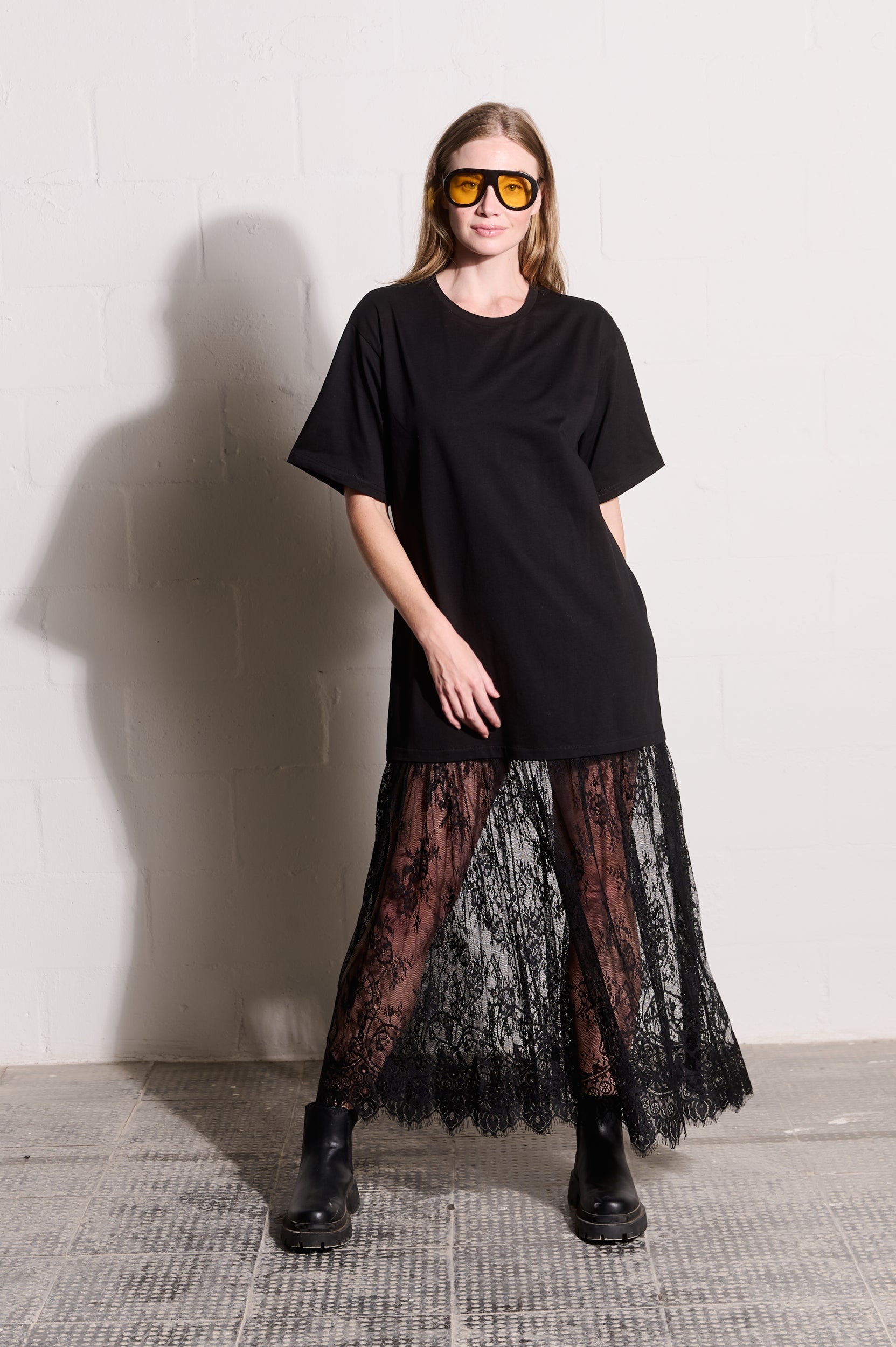 Effortless Edge Maxi Dress