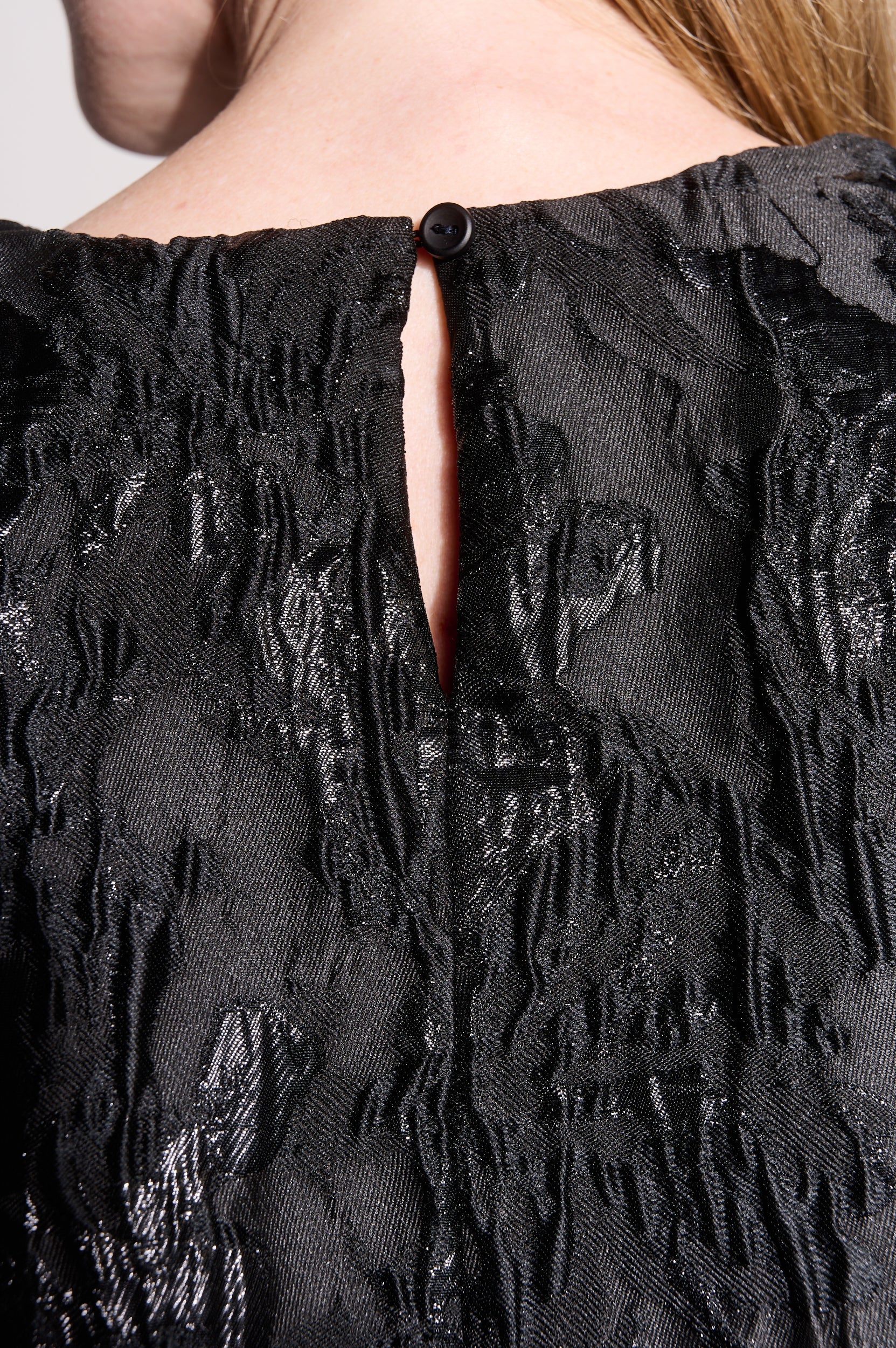 Black Bubble Statement Dress