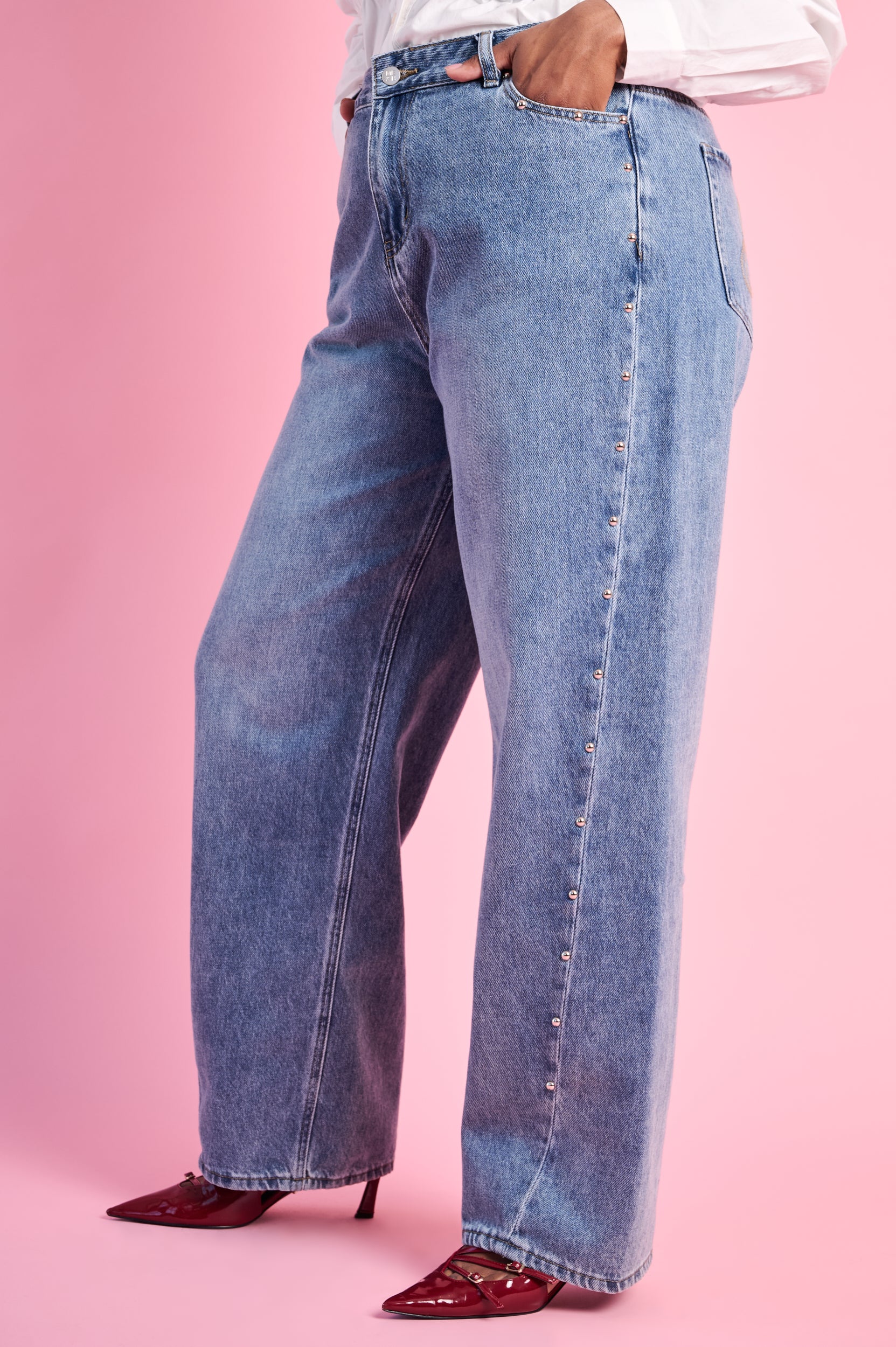 All-Day Comfort Stud Jeans