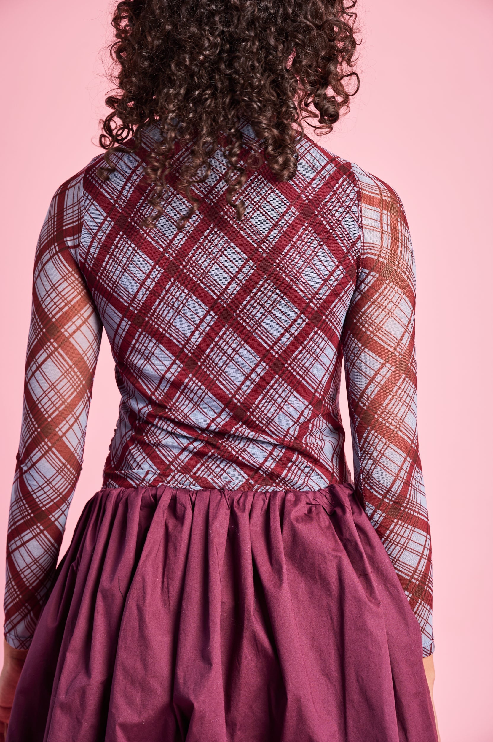 Ruched-Breathable Statement Top