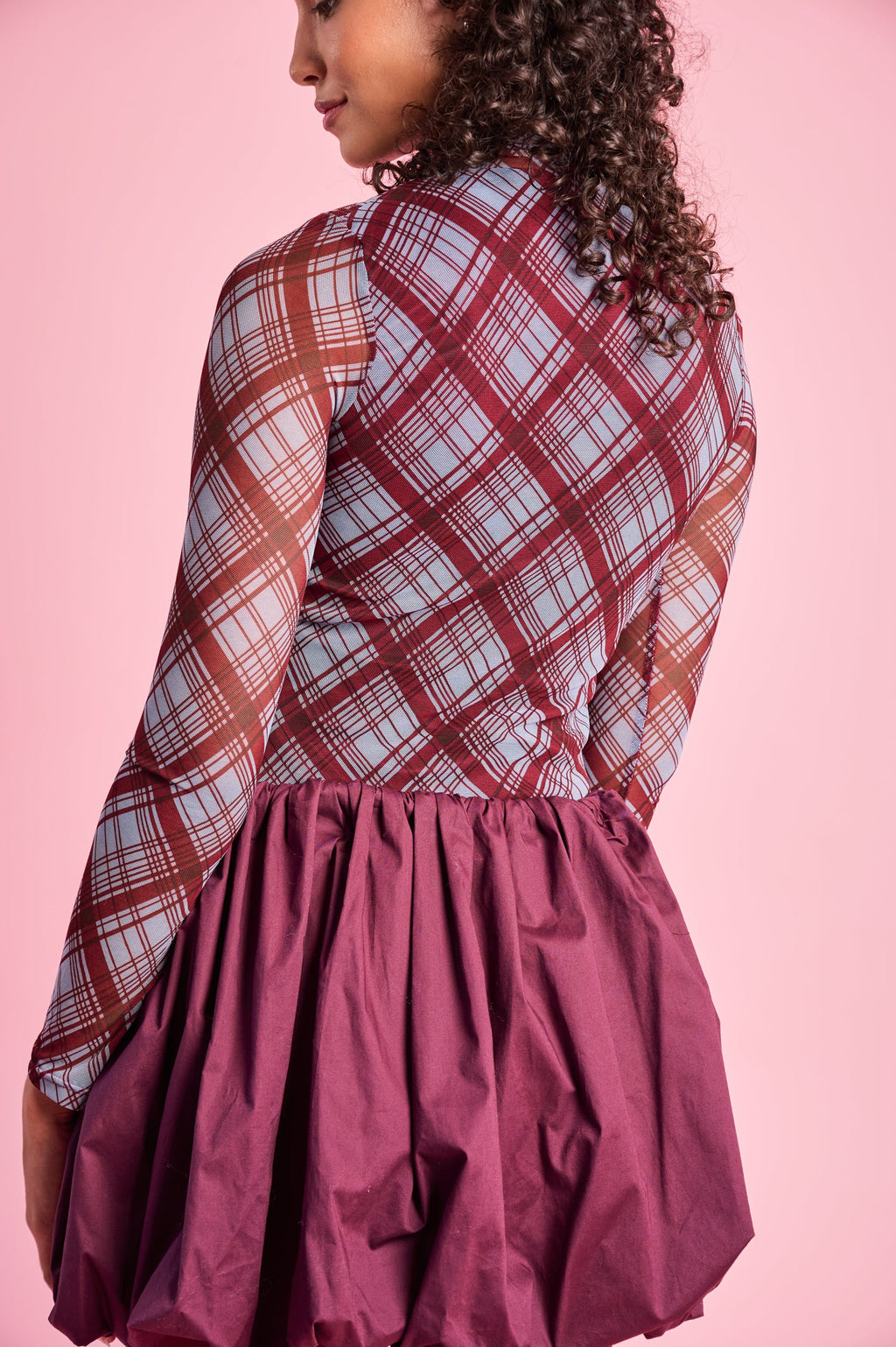 Ruched-Breathable Statement Top