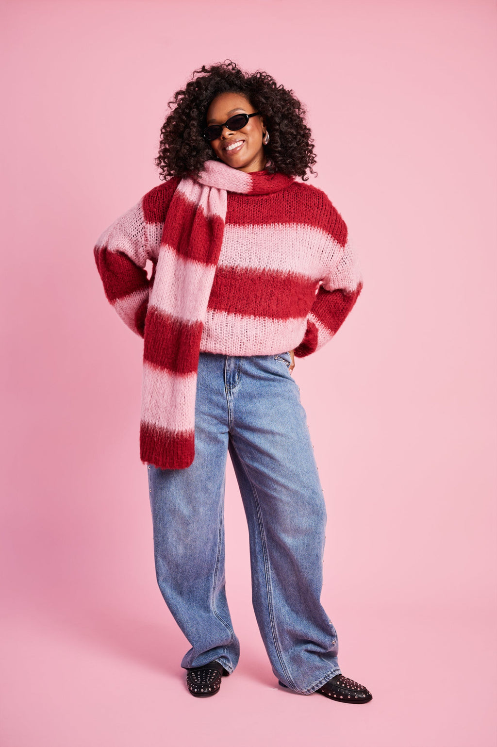Marshmallow Stripe Hug