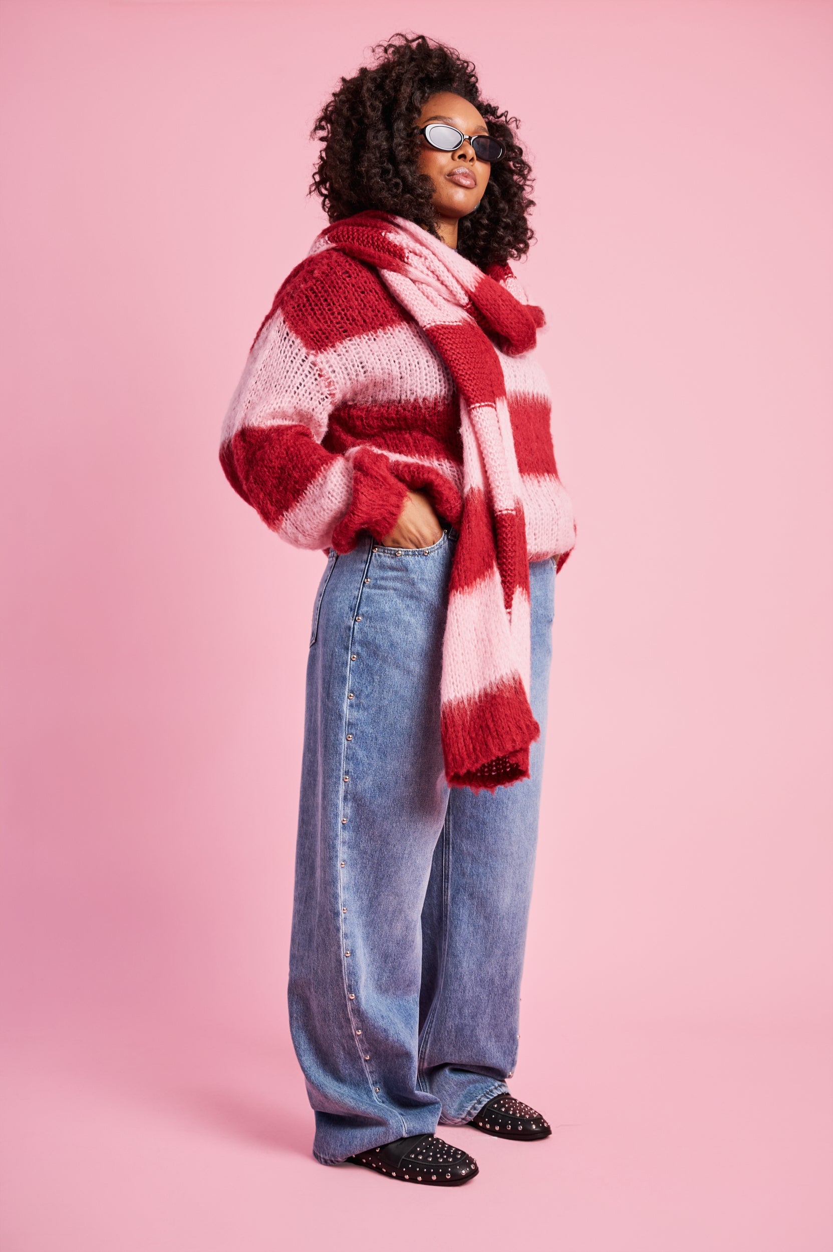 Marshmallow Stripe Hug