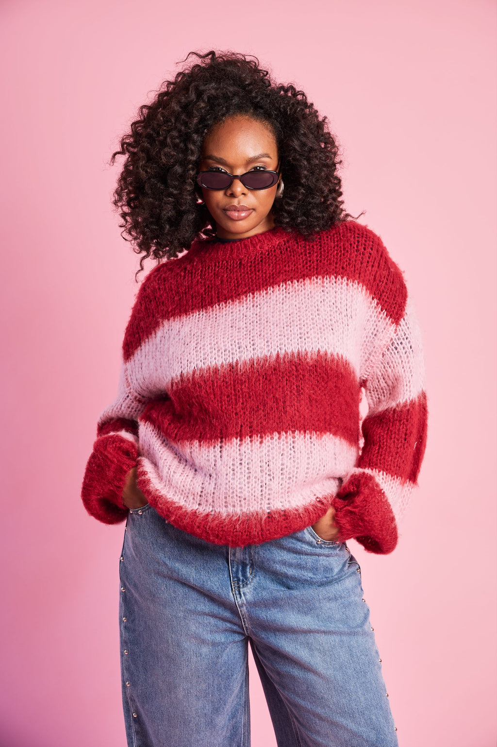 Marshmallow Stripe Hug